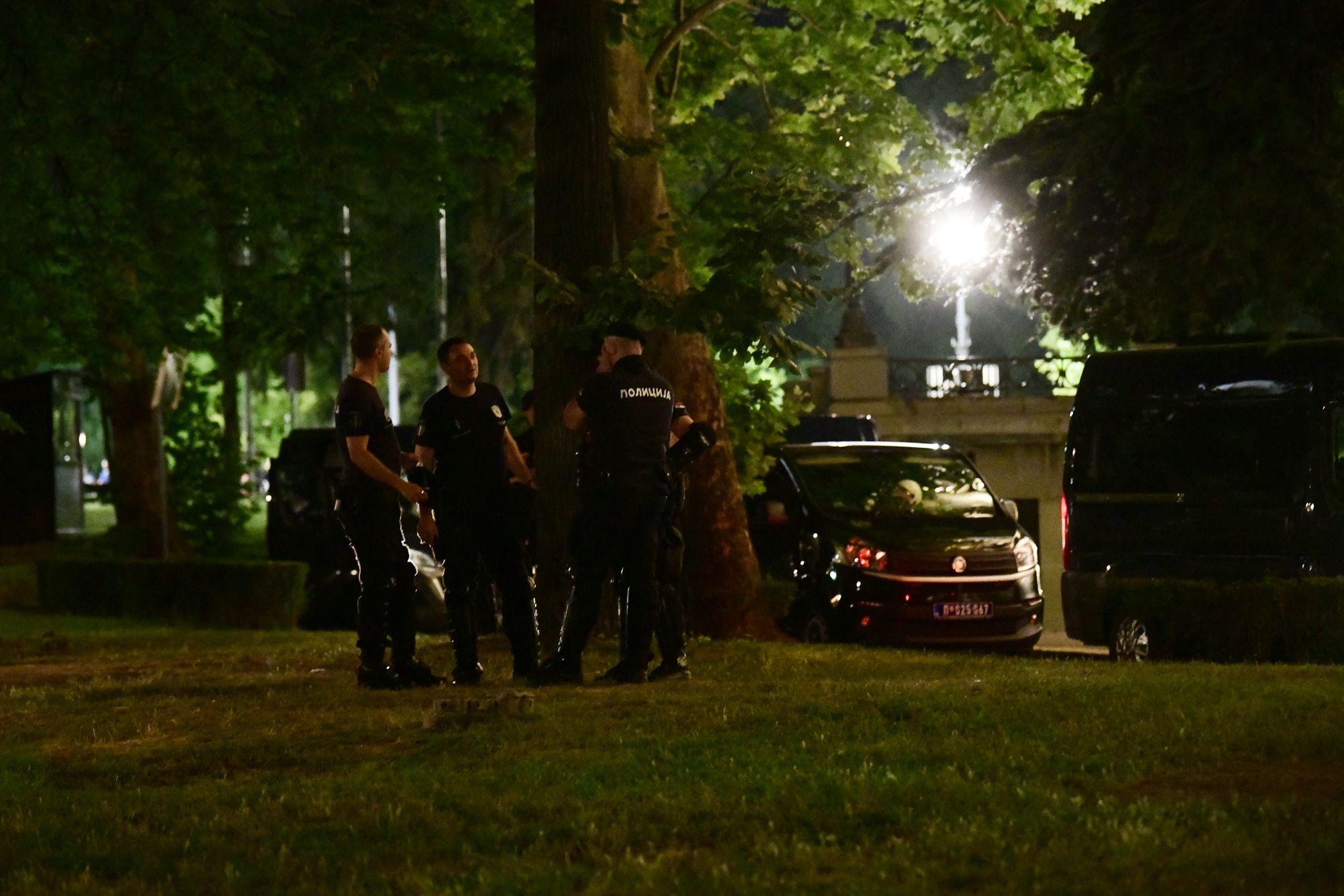 Beograd 13. jul 2020. Sedmi dan protesta ispred Skupstine Srbije policija Foto:Goran Srdanov/Nova.rs