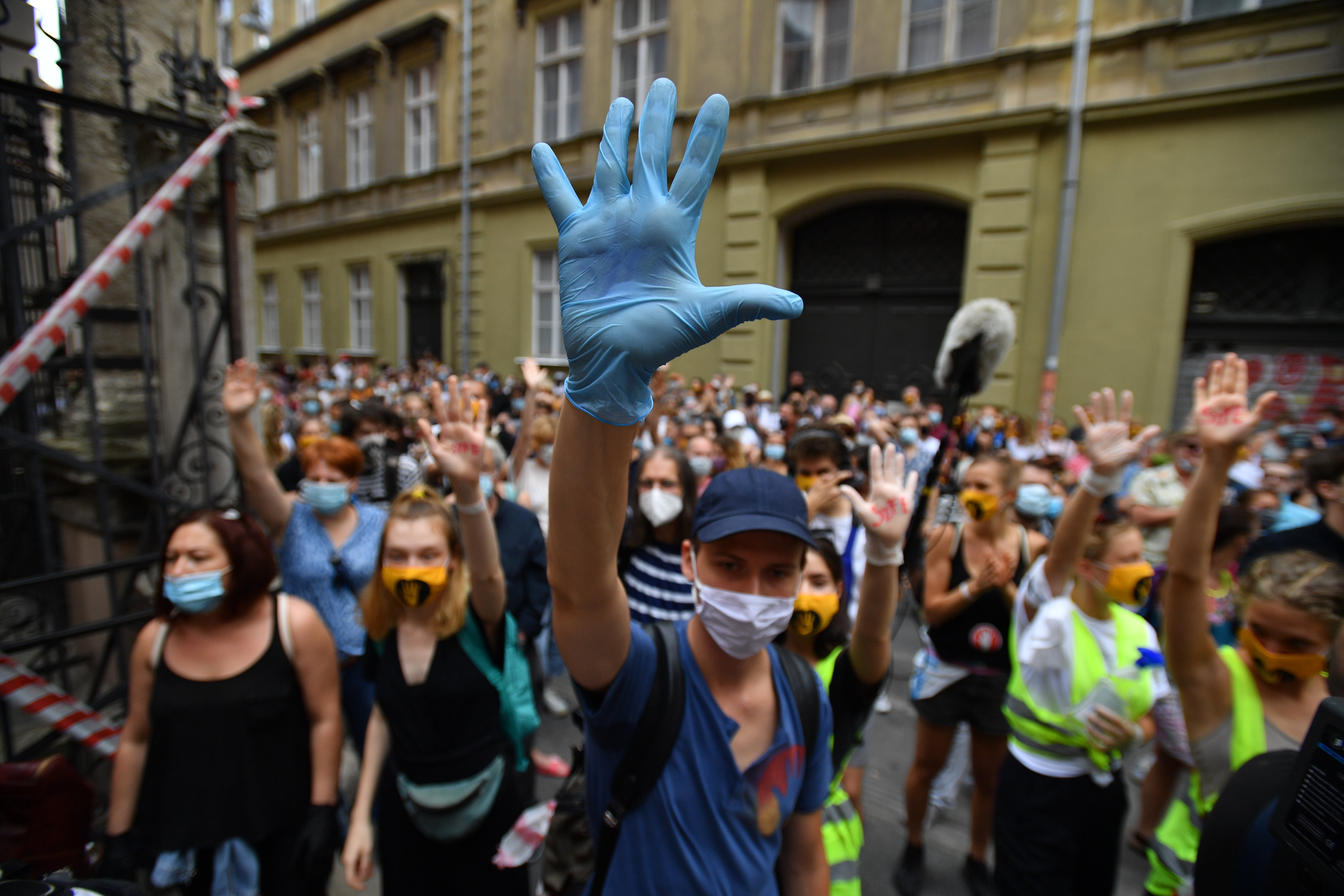 Protest against ZSFE governance in Budapest