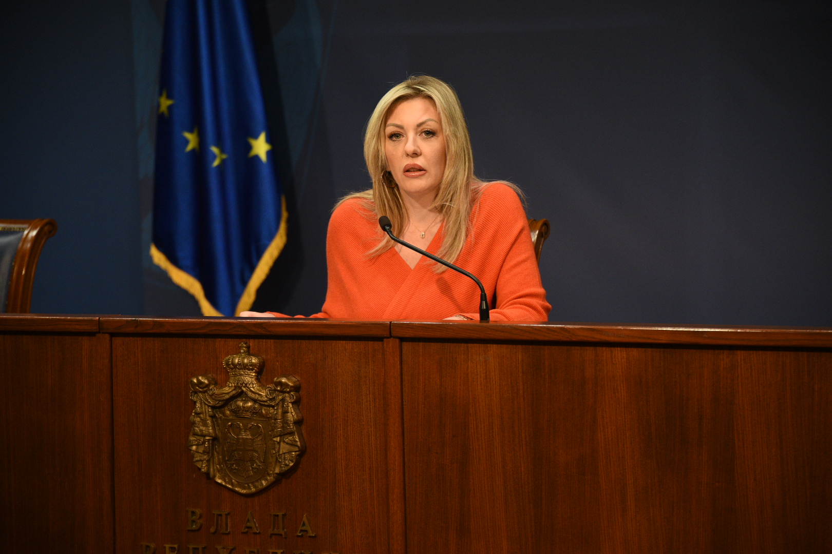 Beograd 20.03.2020. Jadranka Joksimović, Potpisivanje sporazuma Foto: Dragan Mujan/Nova.rs