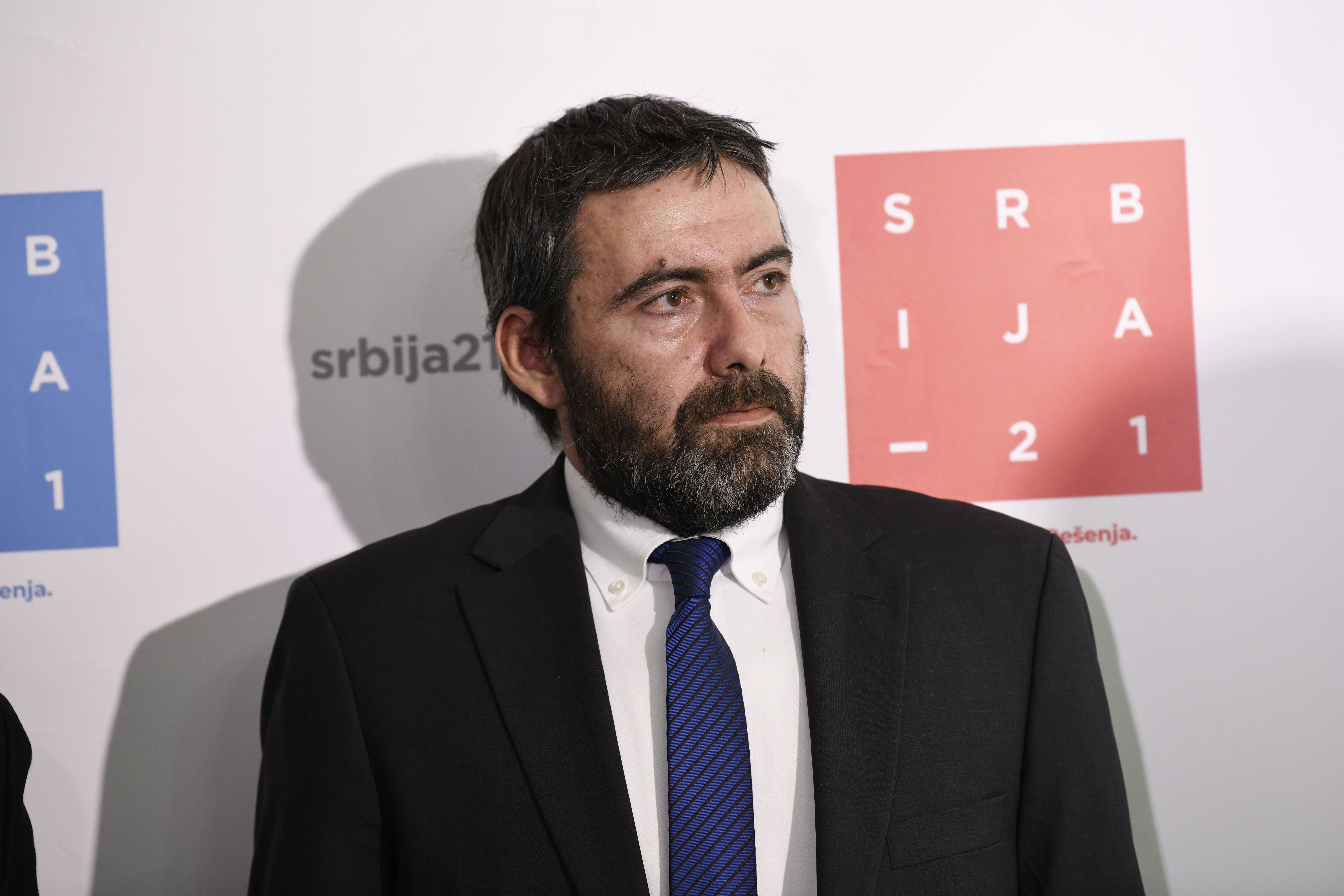 Beograd 27.02.2020 Bojan Đurić. Centar za Srbiju Srbija 21, Konferencija za novinare povodom saopštenja da izlaze na predstojeće izbore Foto: Goran Srdanov/Nova.rs