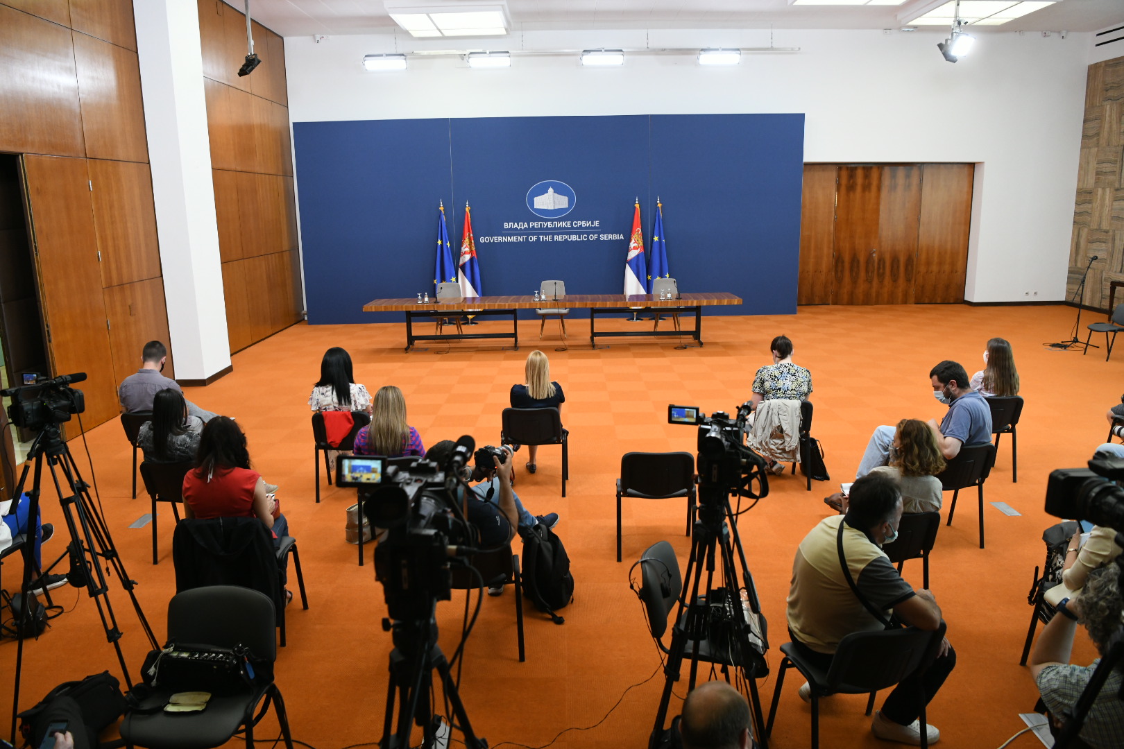Beograd, 13.07.2020. Vlada Srbije, konferencija za štampu, koronavirus, krizni štab, Ana Brnabić Foto: Vesna Lalić/Nova.rs