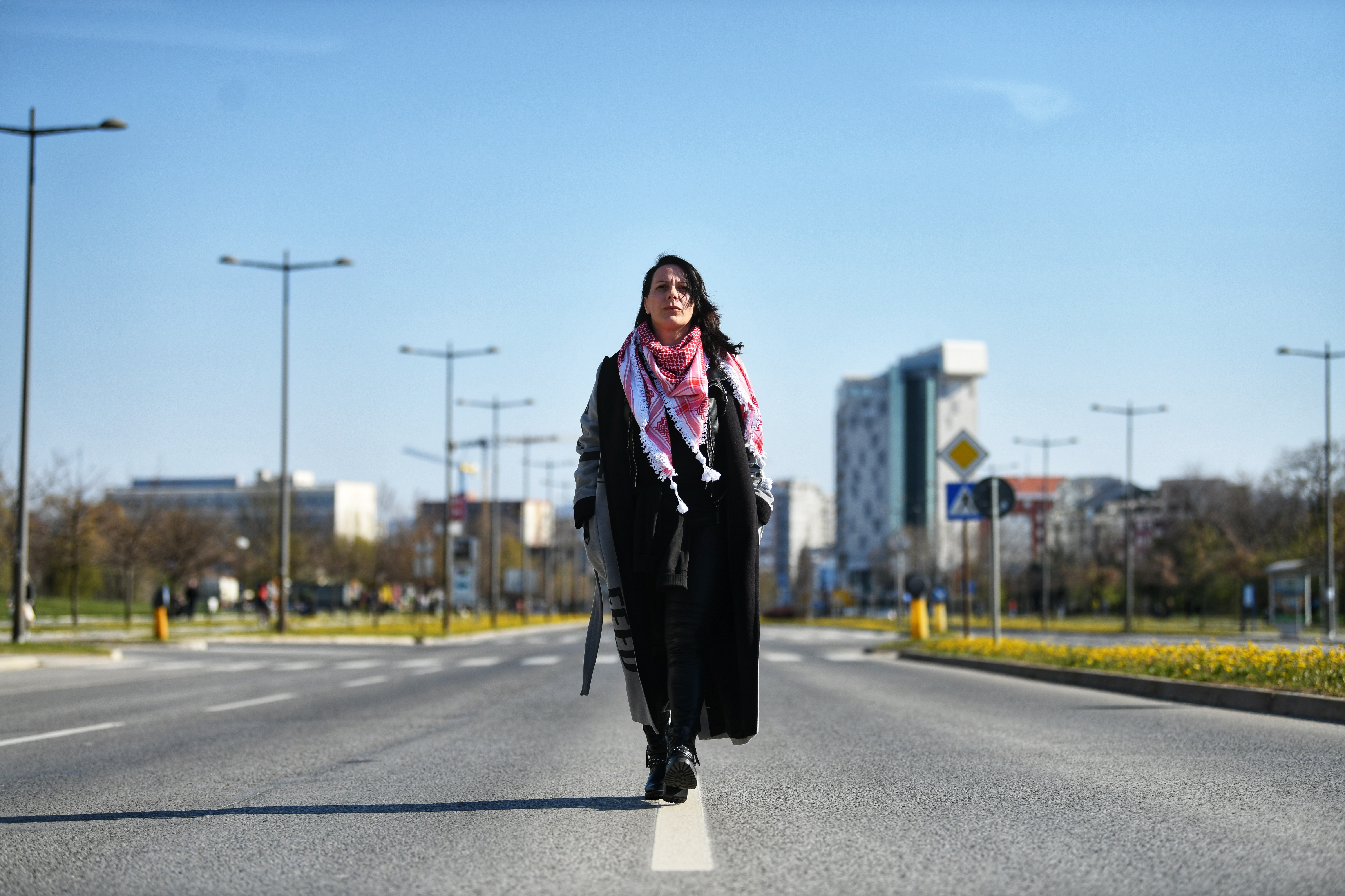 Novi Sad 02.04.2020. Ana Lalić novinarka portala Nova.rs posle puštanja iz pritvora Foto: Vesna Lalić/Nova.rs