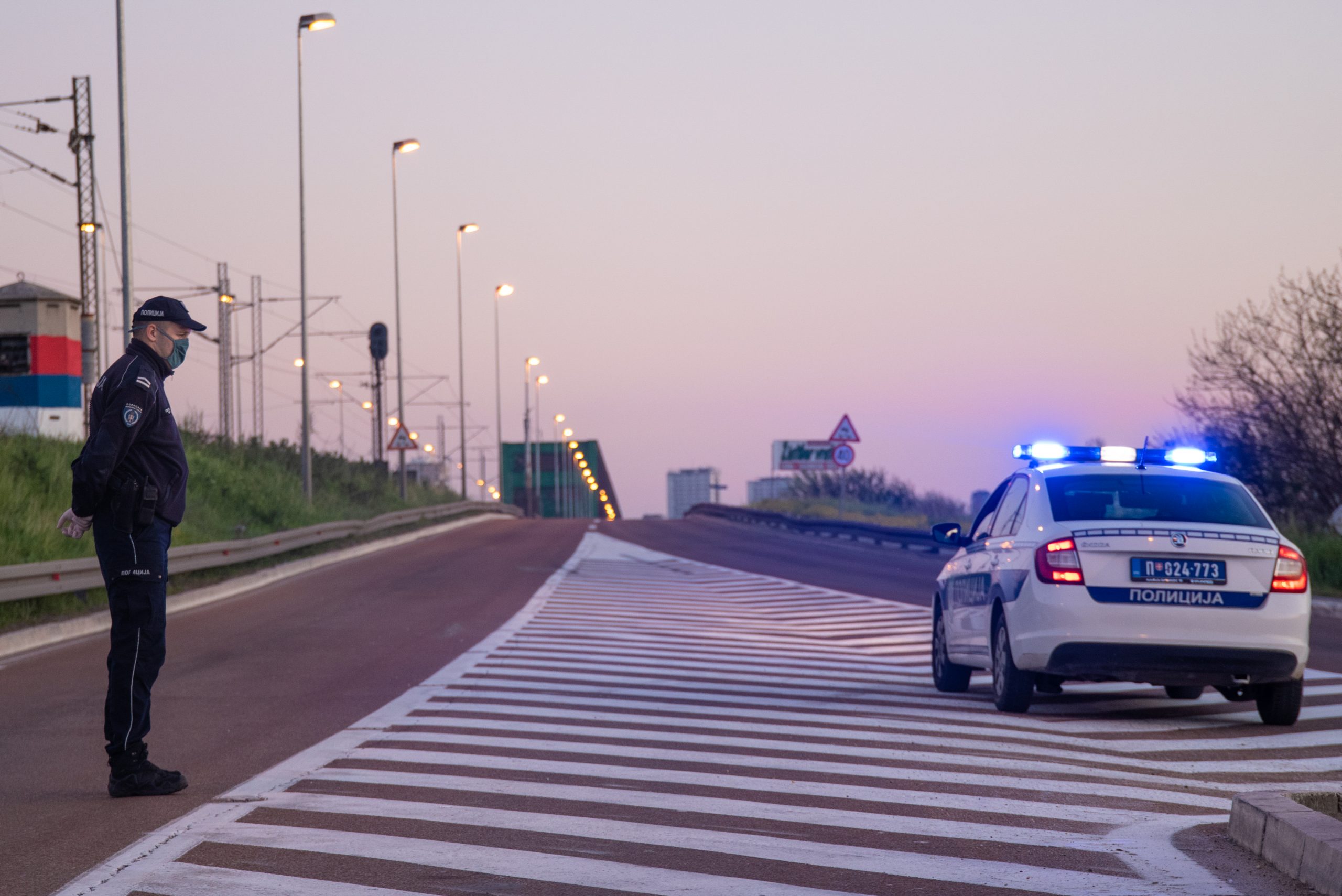 Beograd 16.04.2020. vanredno stanje, policijski čas, koronavirus, policija Foto: Dragan Mujan/Nova.rs