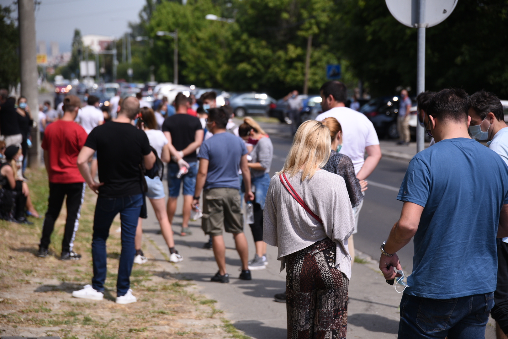 Beograd, 15. jul 2020. Torlak, gužva, redovi, gužve za testiranje, koronavirus Foto: Dragan Mujan/Nova.rs
