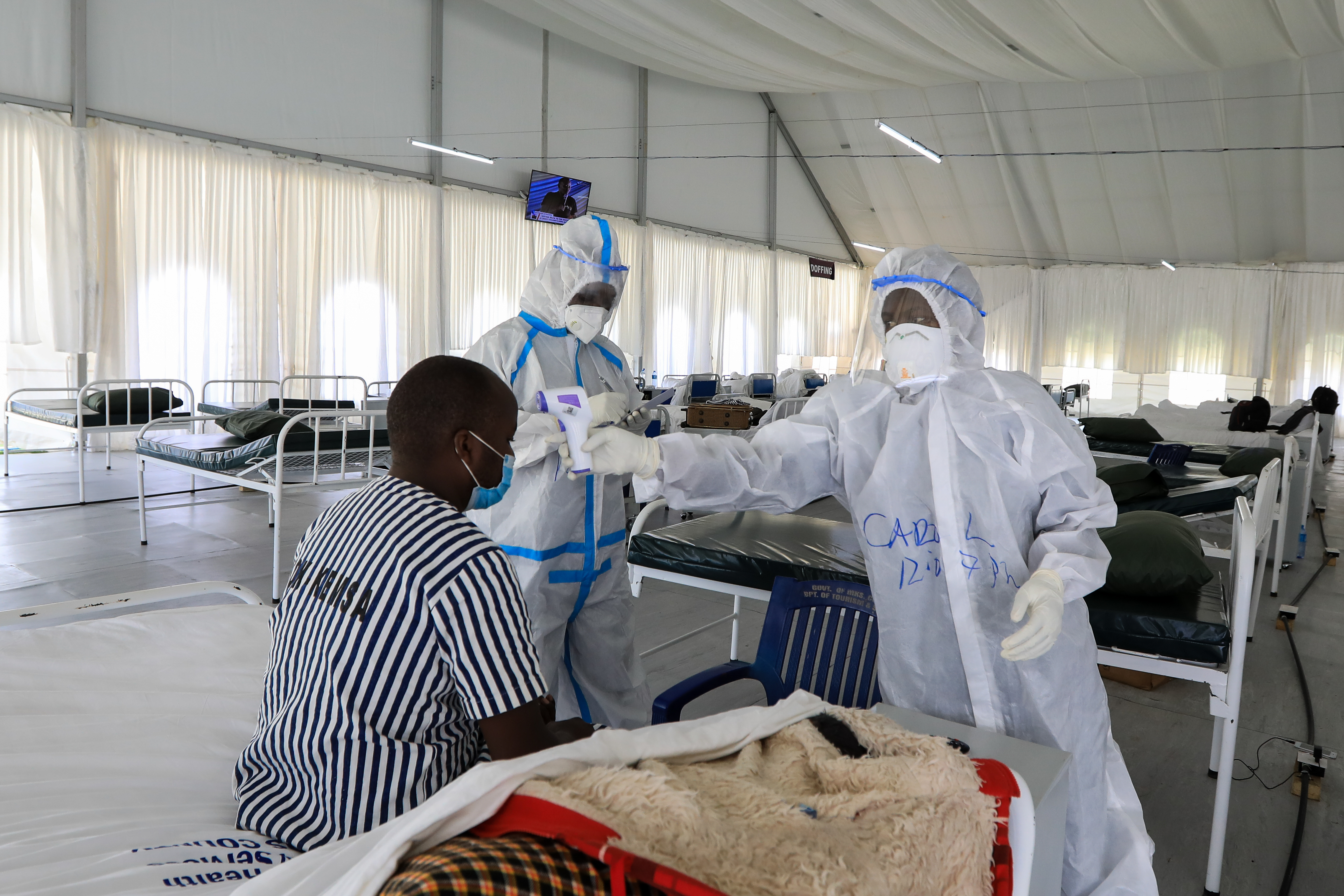 Kenija koronavirus, Kenyan COVID-19 field isolation ward facility