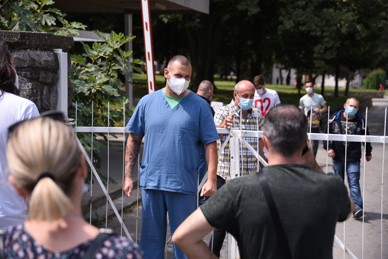 Beograd, 15. jul 2020. Torlak, gužva, redovi, gužve za testiranje, koronavirus Foto: Dragan Mujan/Nova.rs