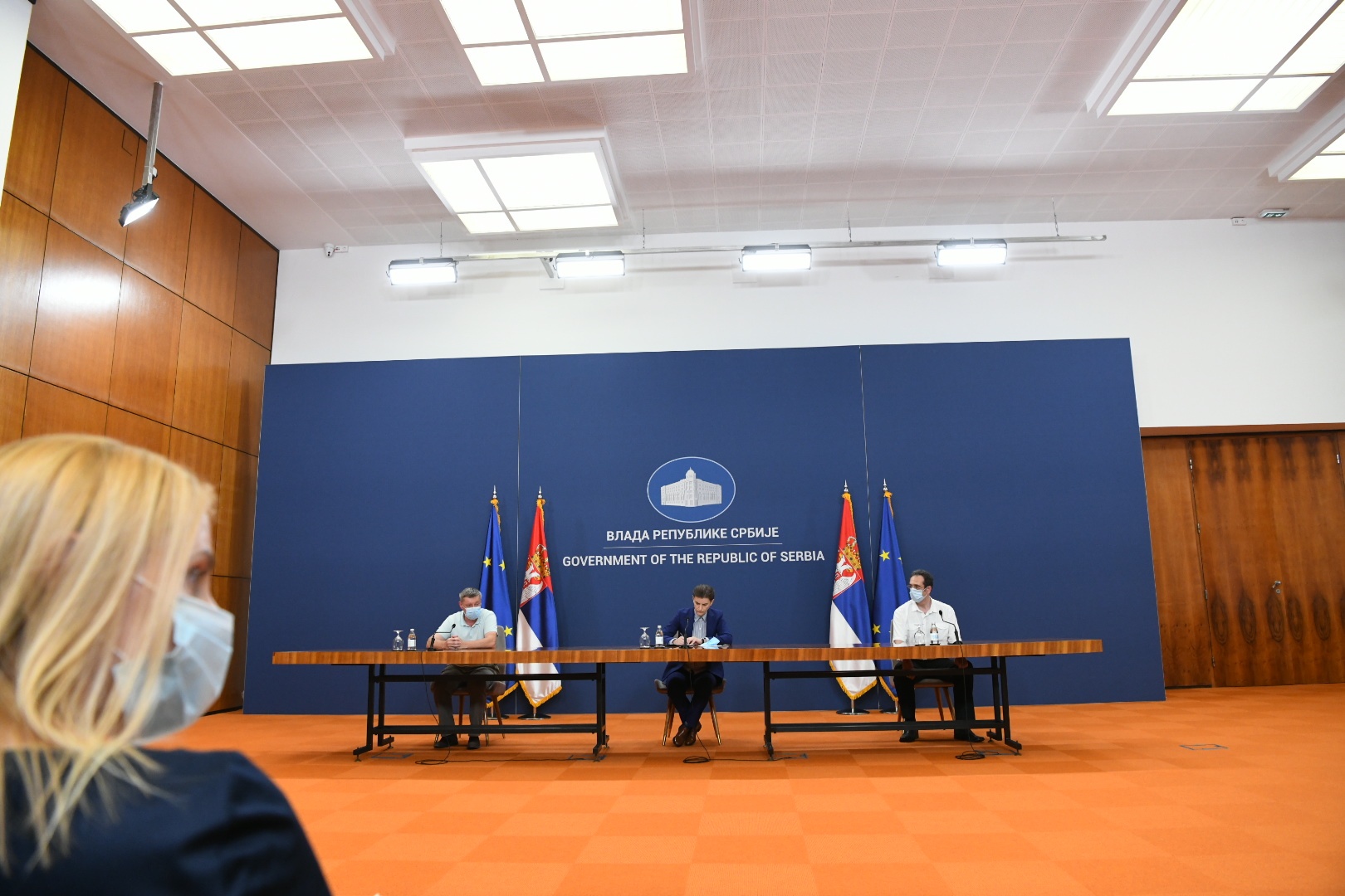 Beograd, 13.07.2020. Vlada Srbije, konferencija za štampu, koronavirus, krizni štab, Ana Brnabić Foto: Vesna Lalić/Nova.rs