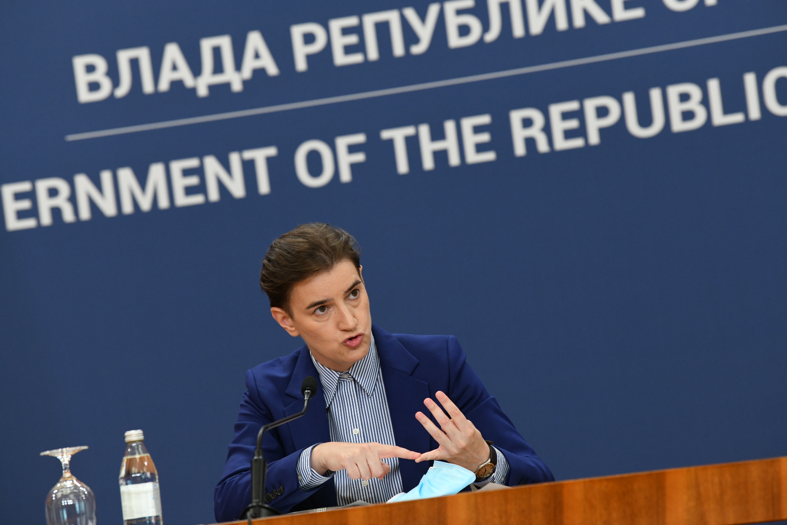 Beograd, 13.07.2020. Vlada Srbije, konferencija za štampu, koronavirus, krizni štab, Ana Brnabić Foto: Vesna Lalić/Nova.rs