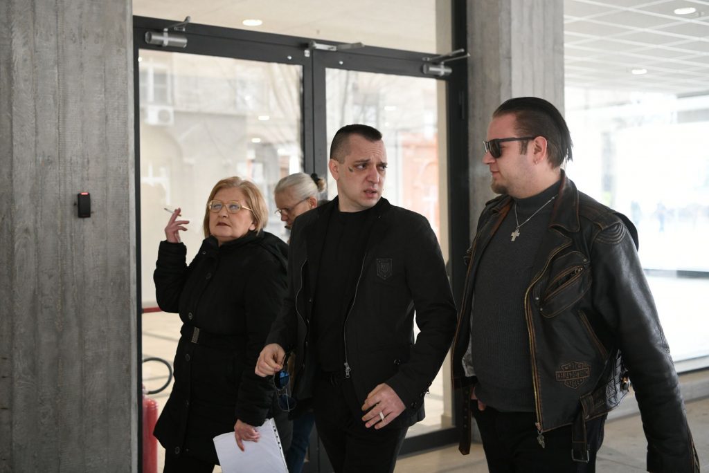 Beograd 27.02.2020. Zoran Marjanović, osumljičen za ubistvo žene, supruge, pevačice Jelene Marjanović. Miloš Marjanović, brat Zorana Marjanovića. Porodica Marjanović, suđenje, Palata pravde Foto: Filip Krainčanić/Nova.rs