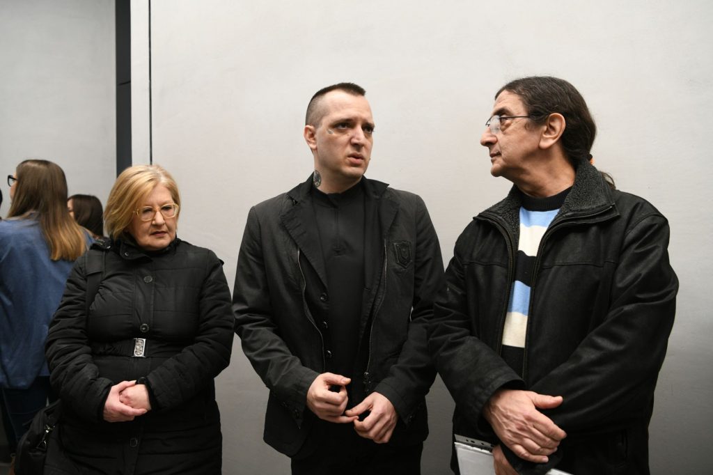 Beograd 27.02.2020. Zoran Marjanović, osumljičen za ubistvo žene, supruge, pevačice Jelene ‚Marjanović, Vladimir Marjanović, otac Zorana Marjanovića. Porodica Marjanović, suđenje, Palata pravde Foto: Filip Krainčanić/Nova.rs