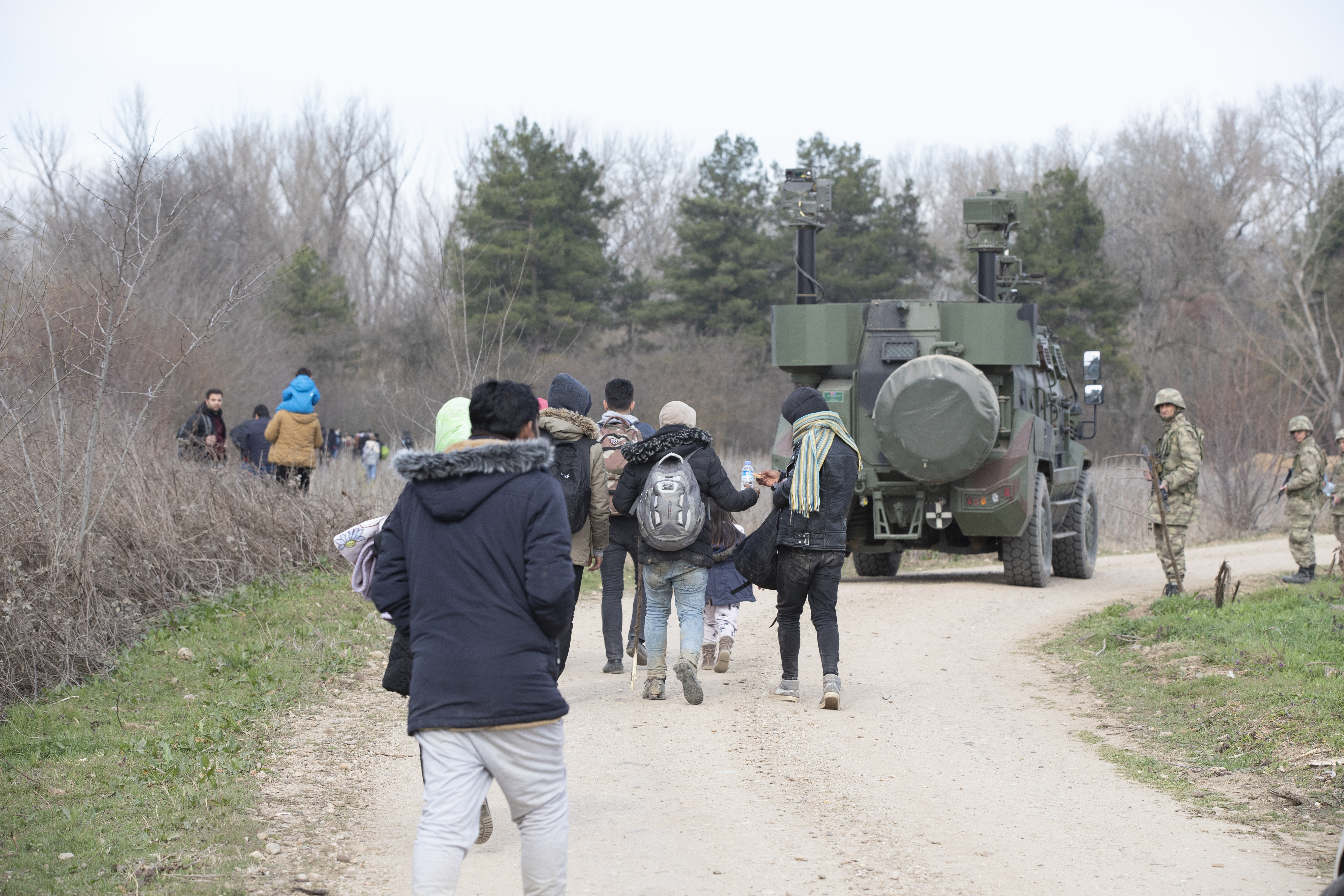 Granica Turske i Grčke, Turska, Grčka, granica, izbeglice, migranti Foto: EPA-EFE/TOLGA BOZOGLU