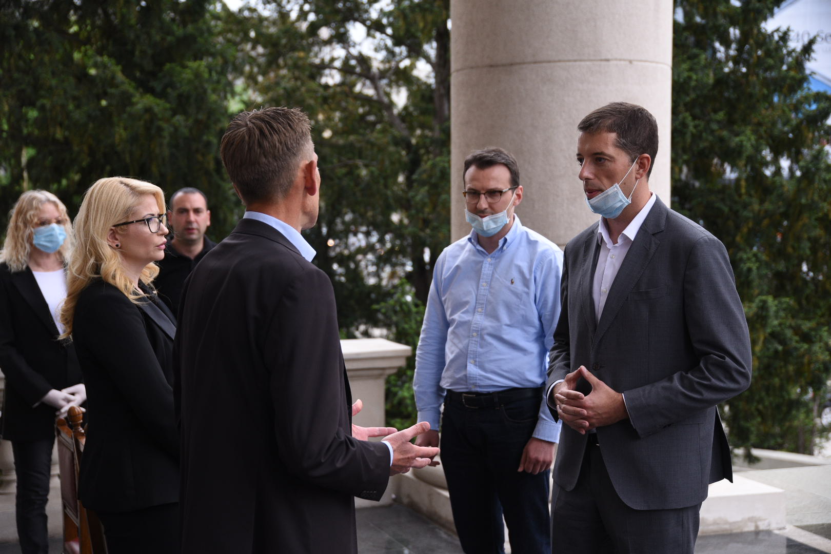 Beograd 11.05.2020. Marko Đurić, Sandra Božić, Aleksandar Martinović, Dan drugi, Skupština Srbije, štrajk glađu članova vlasti i članova opozicije Foto: Dragan Mujan/Nova.rs
