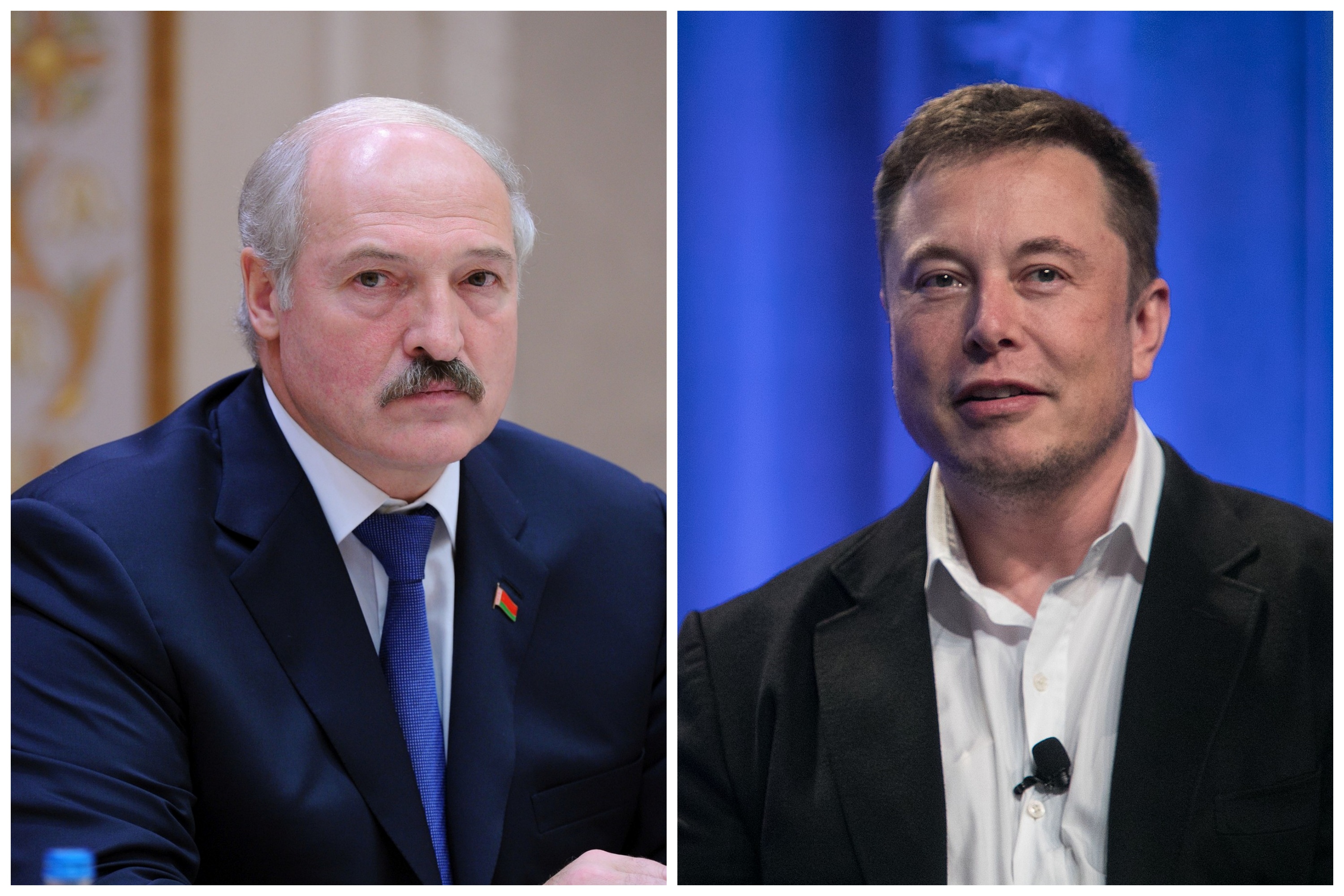 Aleksandar Lukašenko, Ilon Musk Foto: Klimentyev Mikhail / TASS / Javier Rojas / Zuma Press / Profimedia