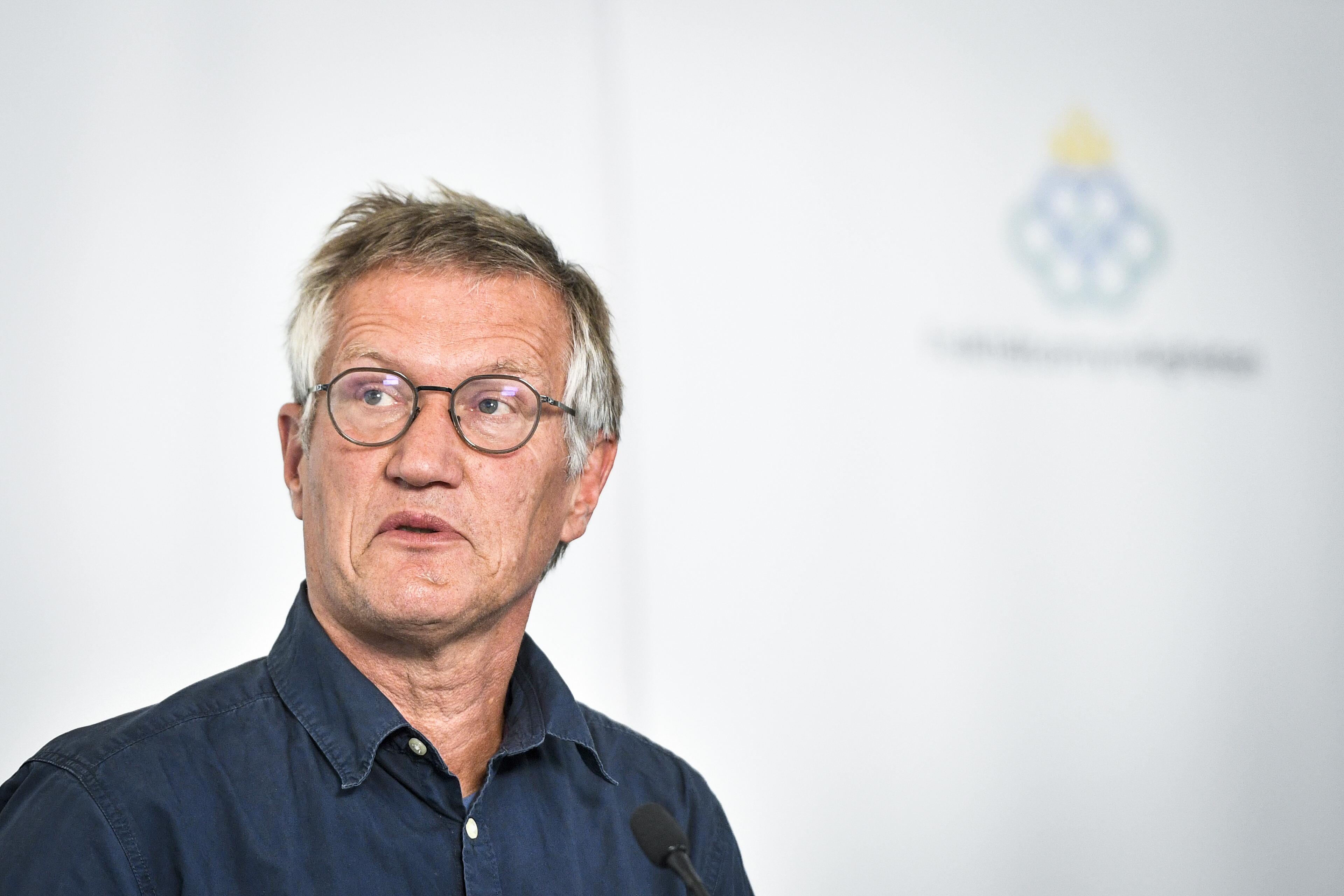 News conference on coronavirus (Covid-19) disease in Stockholm