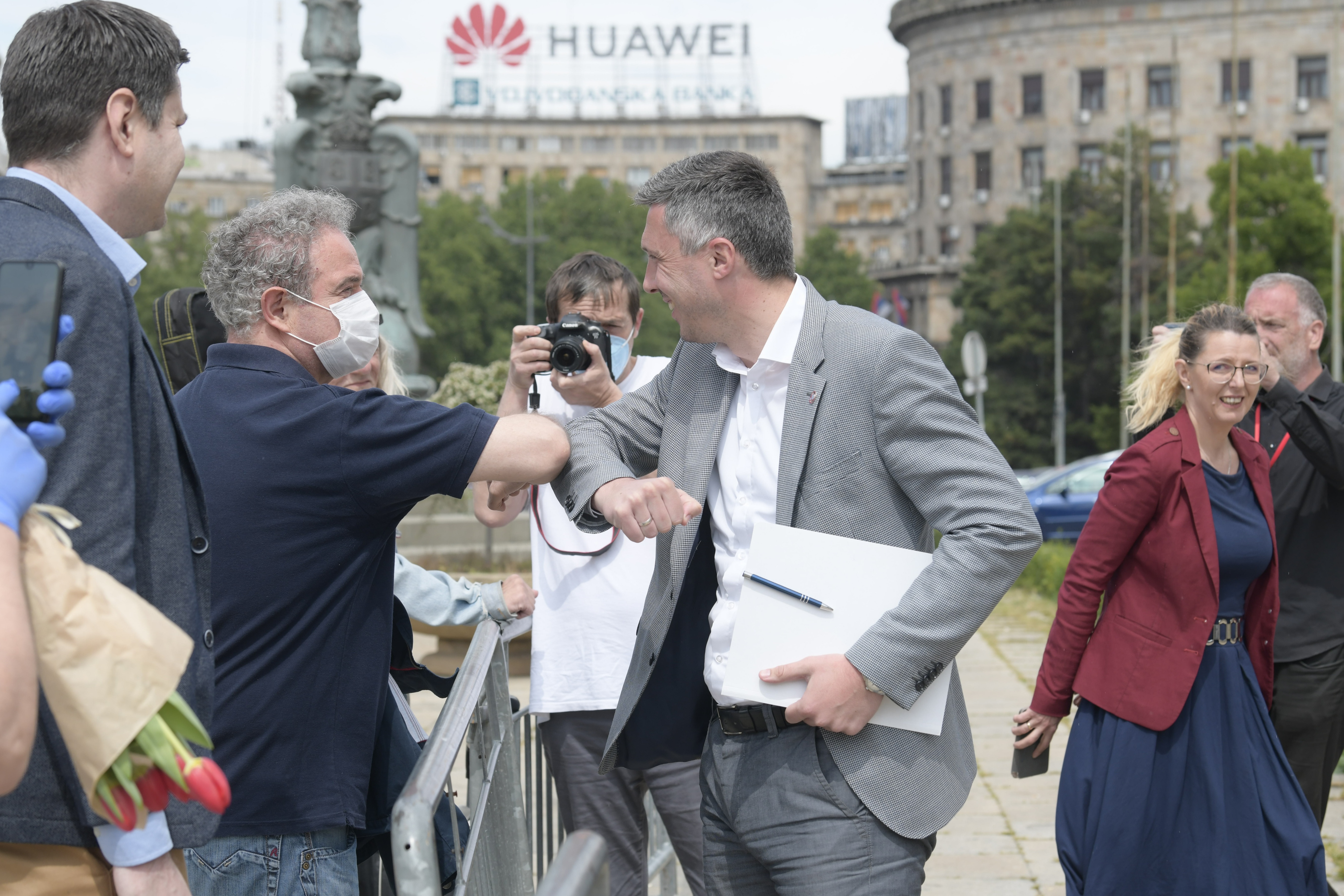 Beograd 12.05.2020. Zoran Lutovac, Boško Obradović, Dan treći, Skupština Srbije, štrajk glađu članova vlasti i članova opozicije Foto: Goran Srdanov/Nova.rs