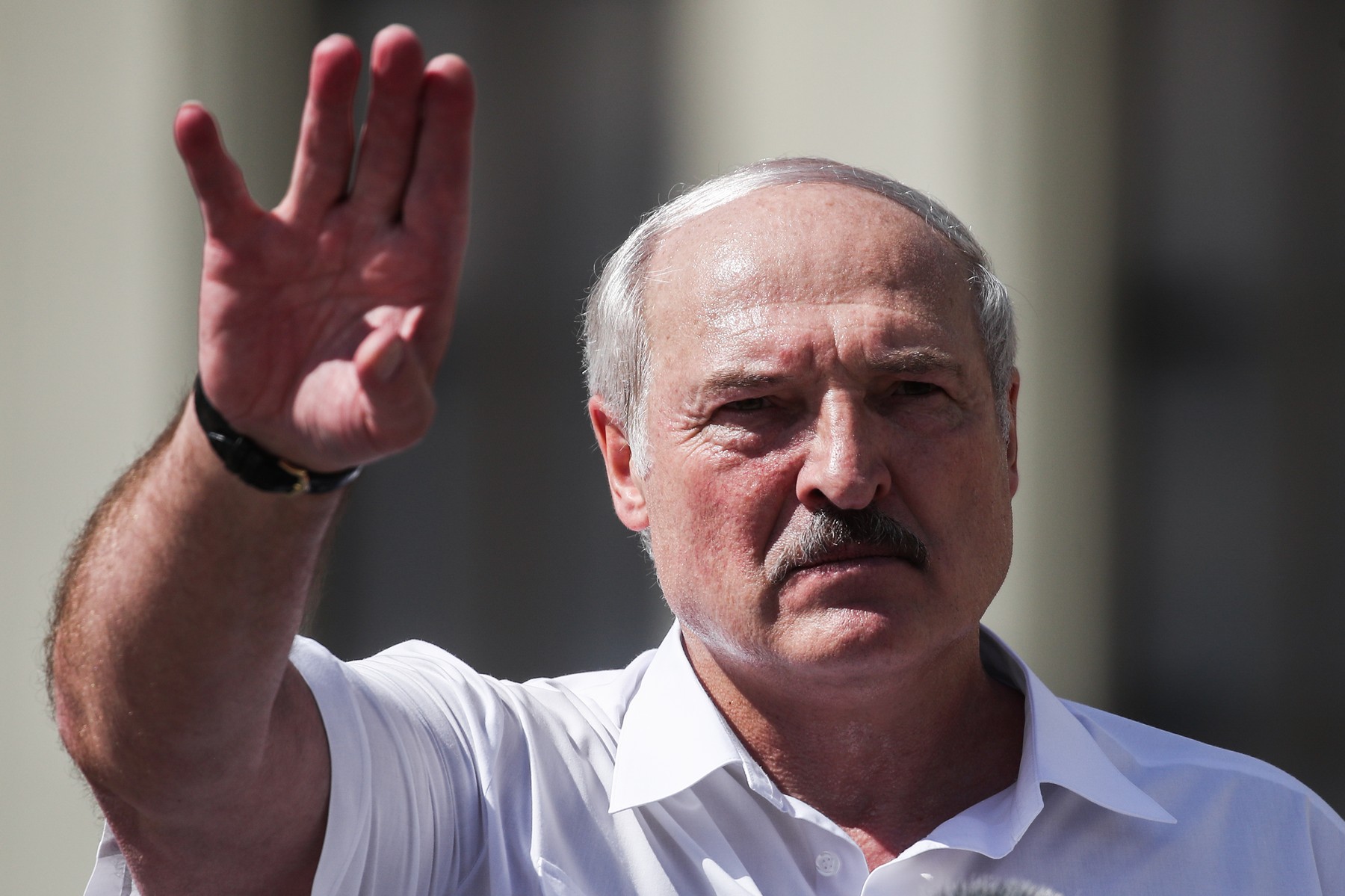 Rally in support of Belarus' President Lukashenko in Minsk