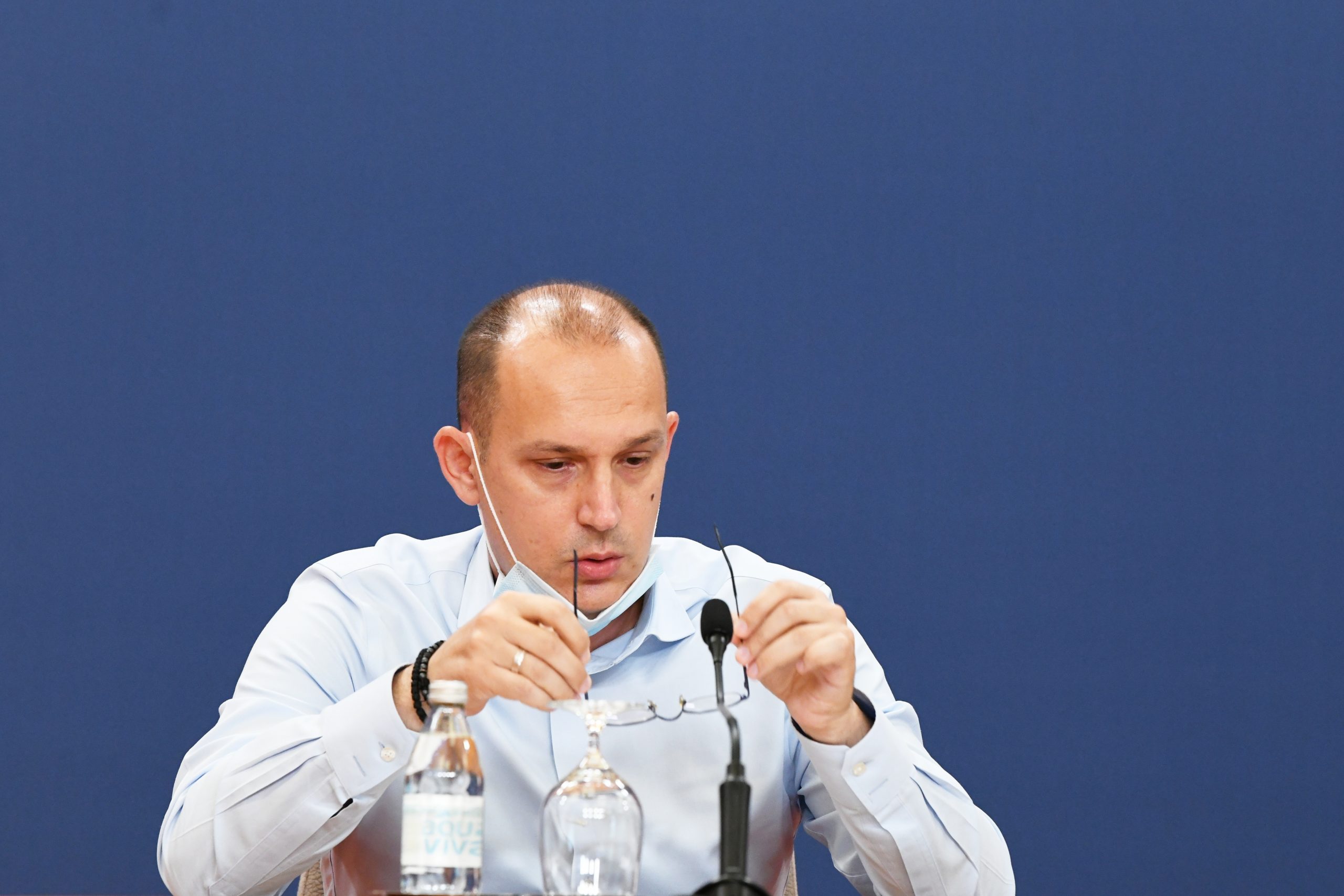 Beograd 20.07.2020. Konferencija za stampu kriznog staba, krizni stab Foto: Vesna Lalić/Nova.rs, Zlatibor Loncar