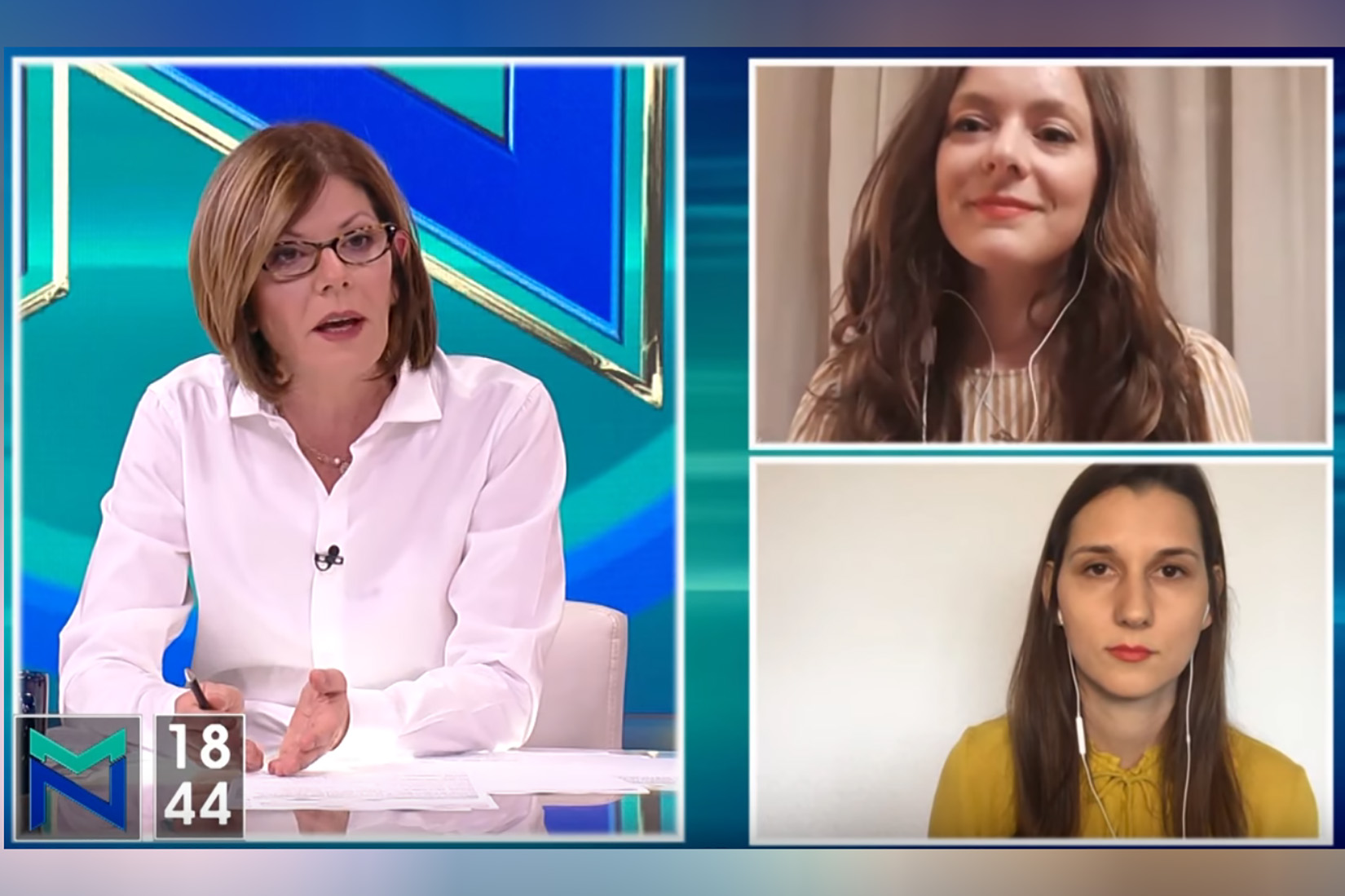 Milkica Stanković, Jelena Bosanac, emisija Među nama Foto: NOVA S