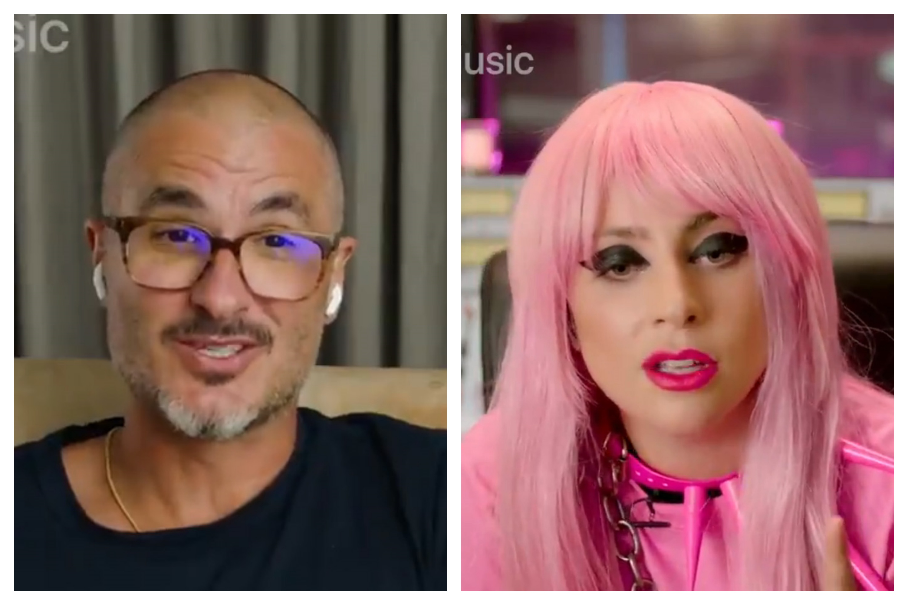 zane lowe lady gaga foto kombo