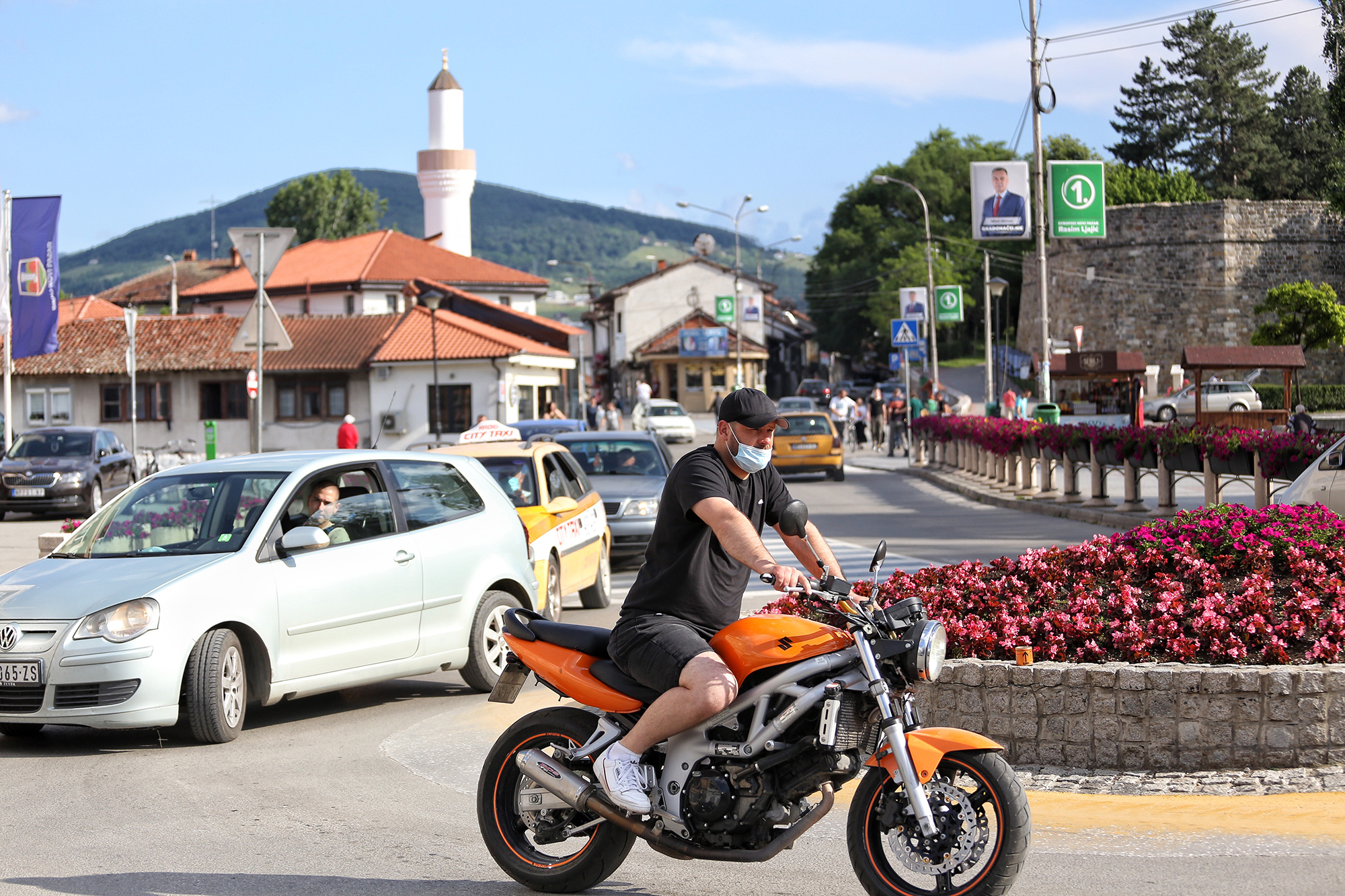 Novi Pazar 25. jun 2020. Vanredno stanje uvedeno u Novom Pazaru nakon skoka obolelih od koronavirusa Foto:Irfan Ličina