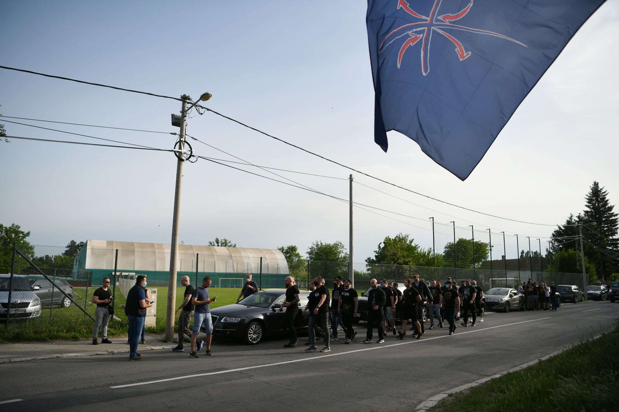 Beograd 13.05.2020. Okupljanje ispred Komesarijata za  izbeglice, protest Levijatan Foto:Filip Krainčanić/Nova.rs