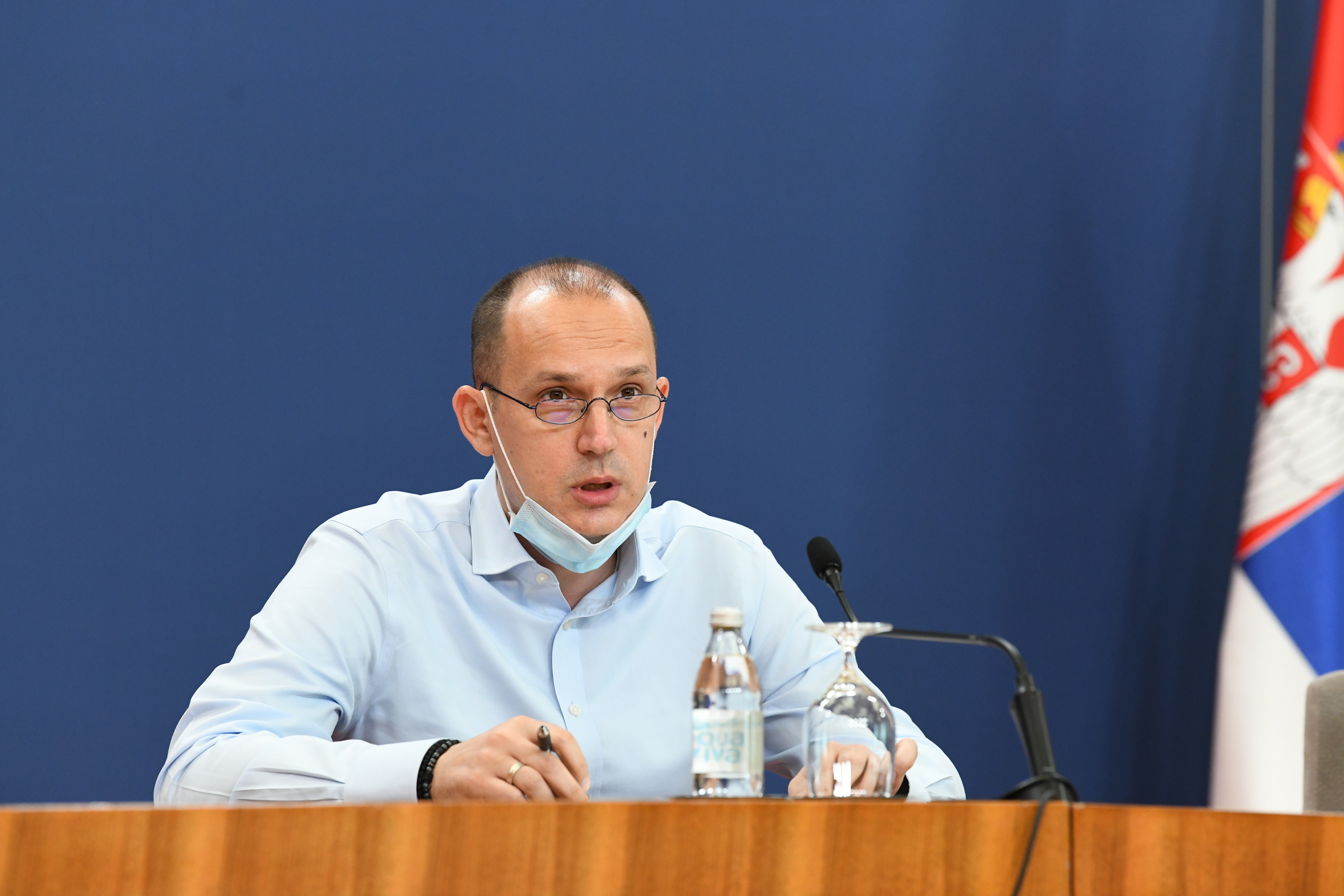 Beograd 20.07.2020. Konferencija za stampu kriznog staba, krizni stab Foto: Vesna Lalić/Nova.rs, Zlatibor Loncar