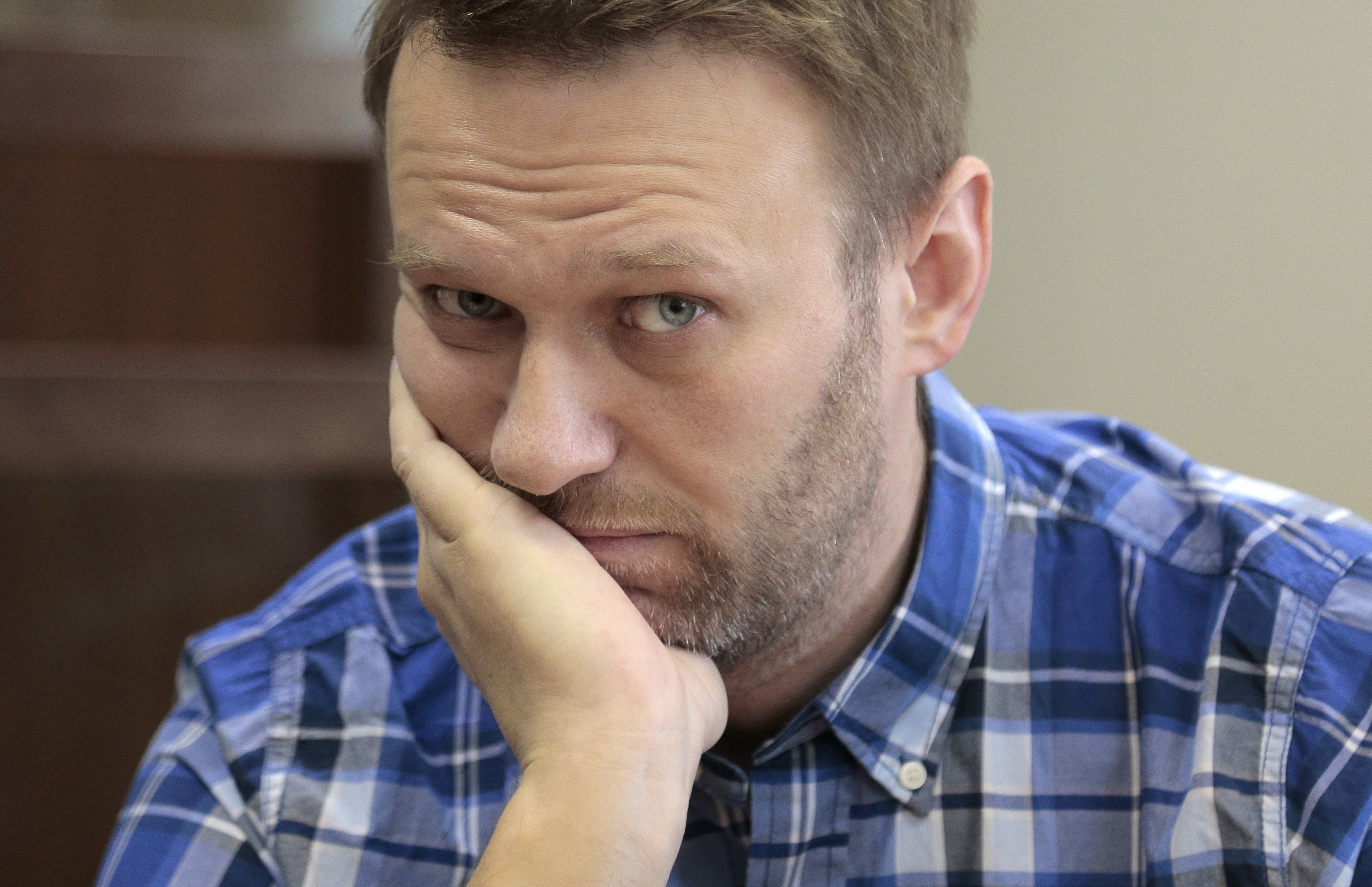 Opposition leader Alexei Navalny on trial