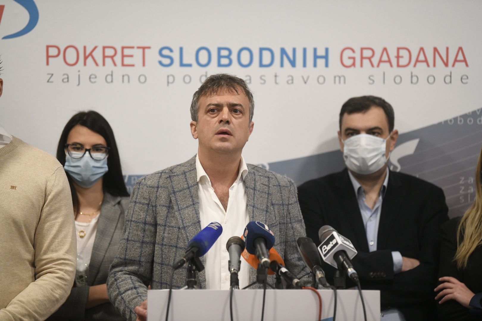 Psg, Pokret slobodnih gradjana, izlazak na izbore, Sergej Trifunovic, Foto: Nemanja Jovanović/Nova.rs