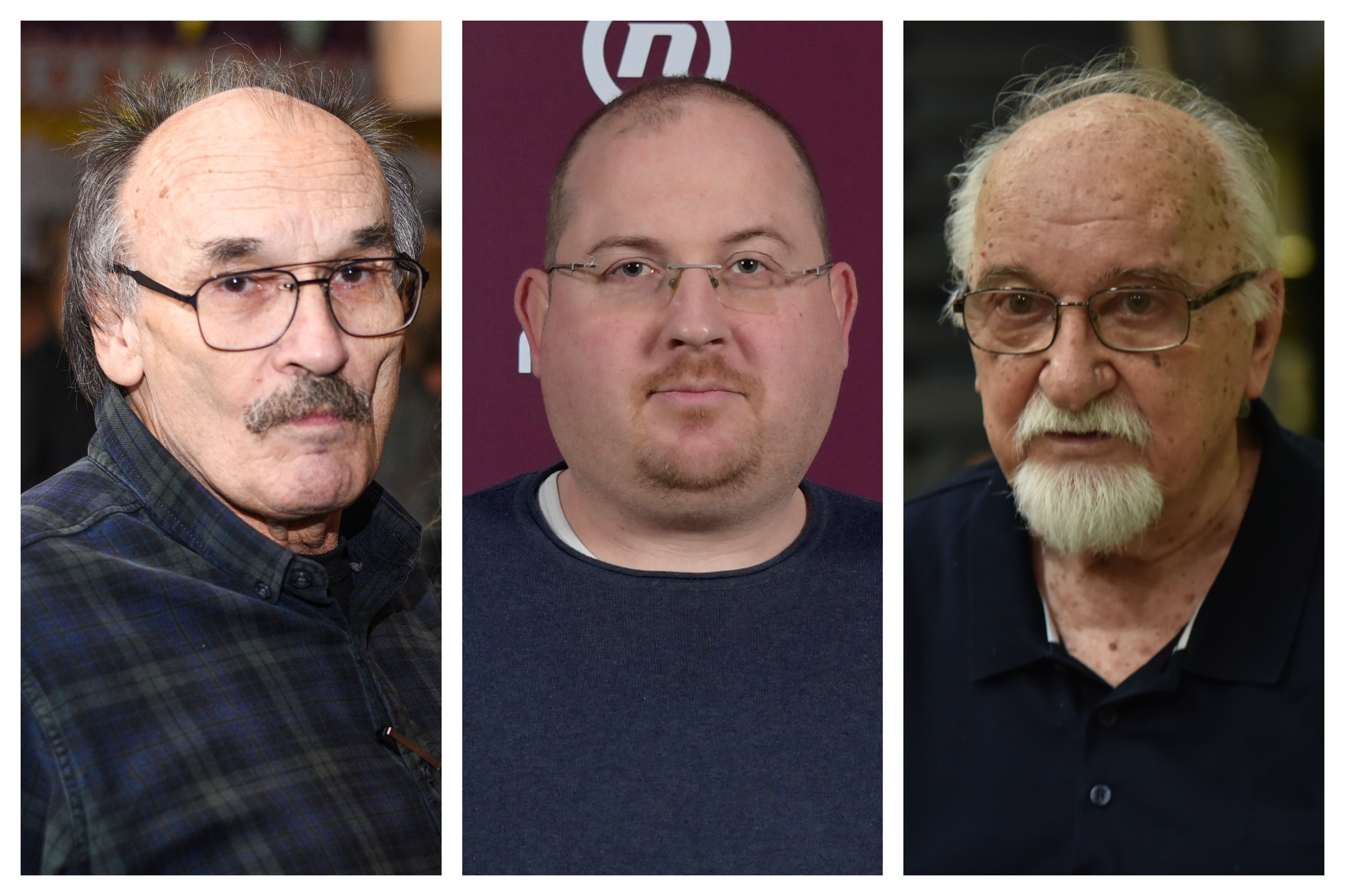 Dušan Petričić, Marko Somborac, Predrag Koraksić Koraks Foto: Arhiva