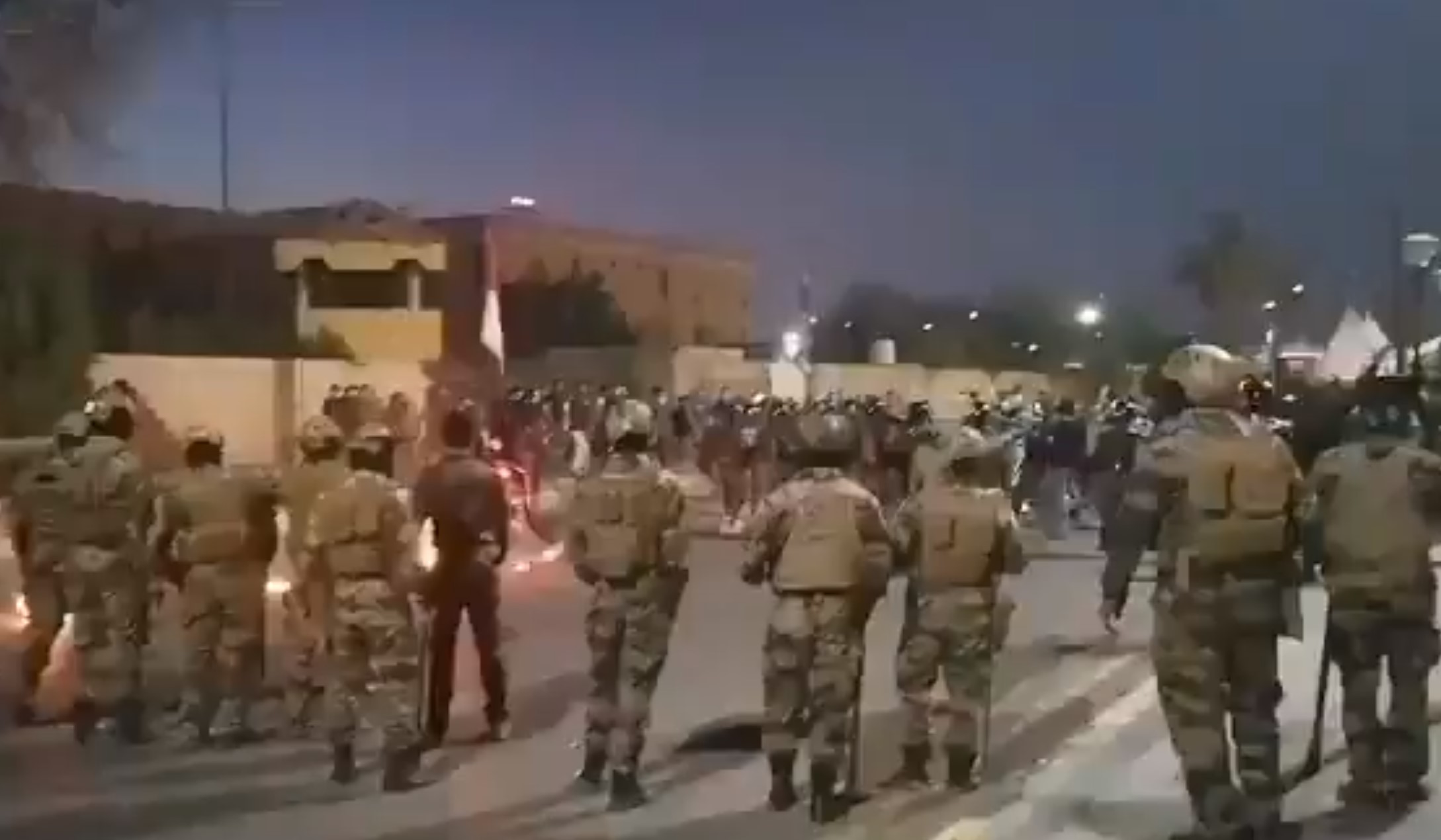 Basra, Irak protest