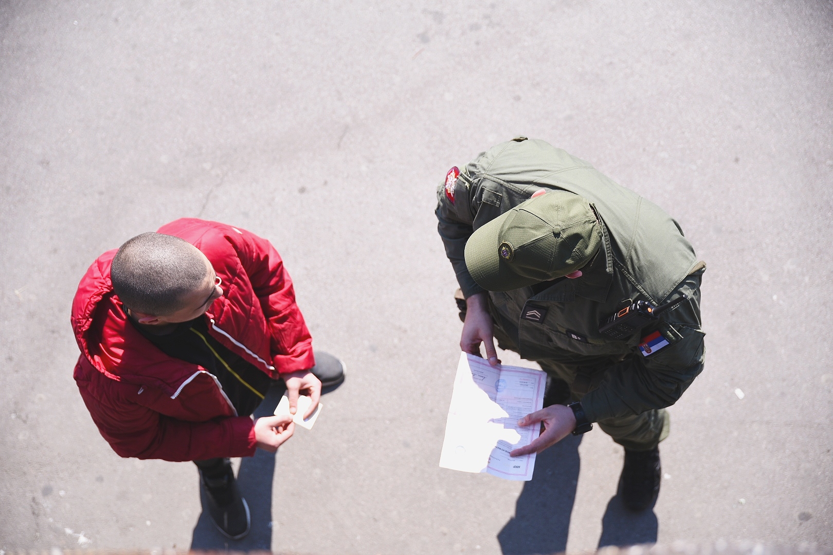 Beograd 18.03.2020. Koronavirus vanredno stanje kontrola Vojska Srbije Foto:Dragan Mujan/Nova.rs