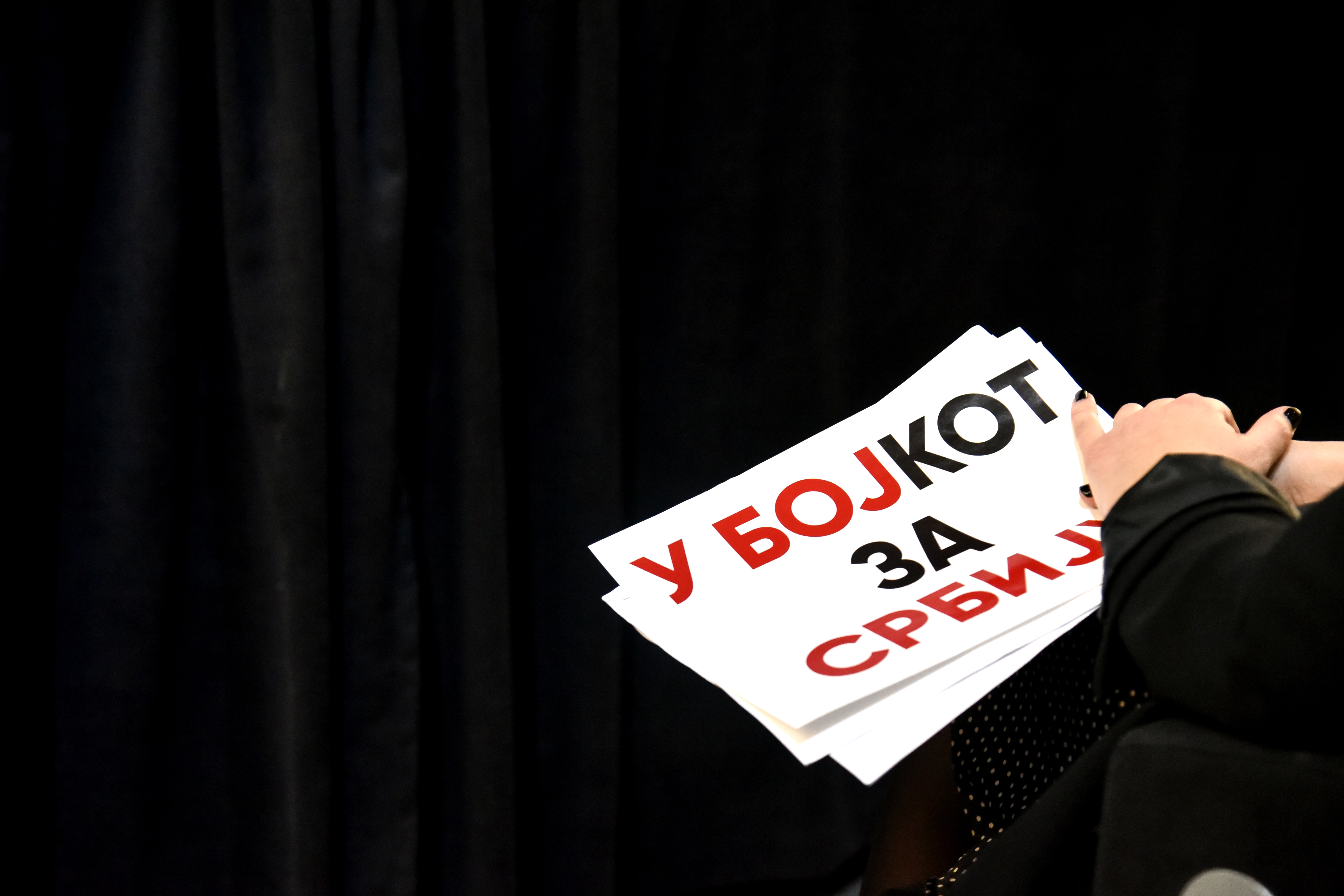 Beograd 01.02.2020
Prvi zajednicki skup dela opozicije pod nazivom BOJKOT 2020, kombank dvorana
FOTO: Nemanja Jovanovic / Nova.rs