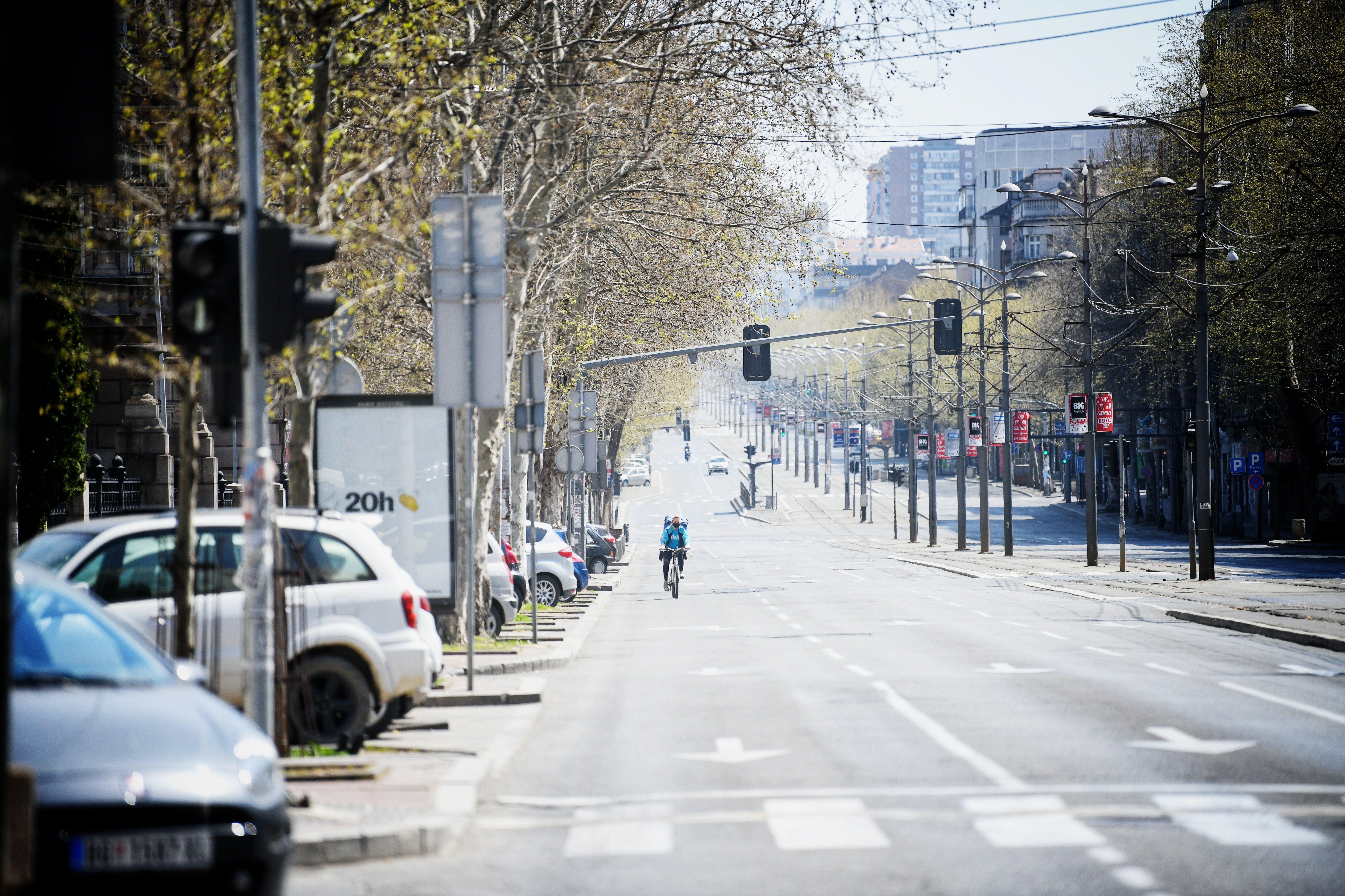 Beograd 11.04.2020. Proleće, Koronavirus, policijski čas, vikend, puste ulice Foto: Vesna Lalić/Nova.rs