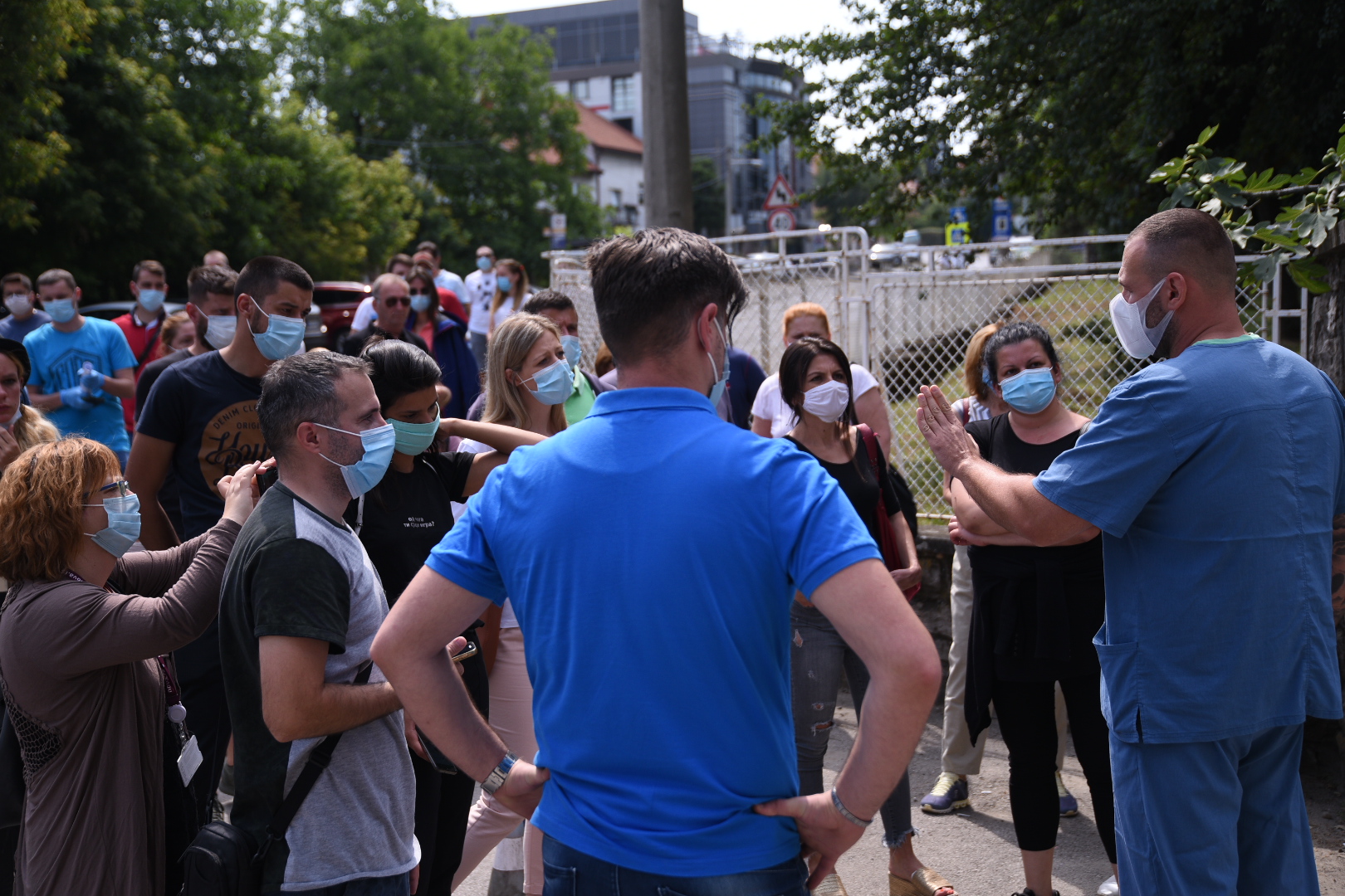 Beograd, 15. jul 2020. Torlak, gužva, redovi, gužve za testiranje, koronavirus Foto: Dragan Mujan/Nova.rs
