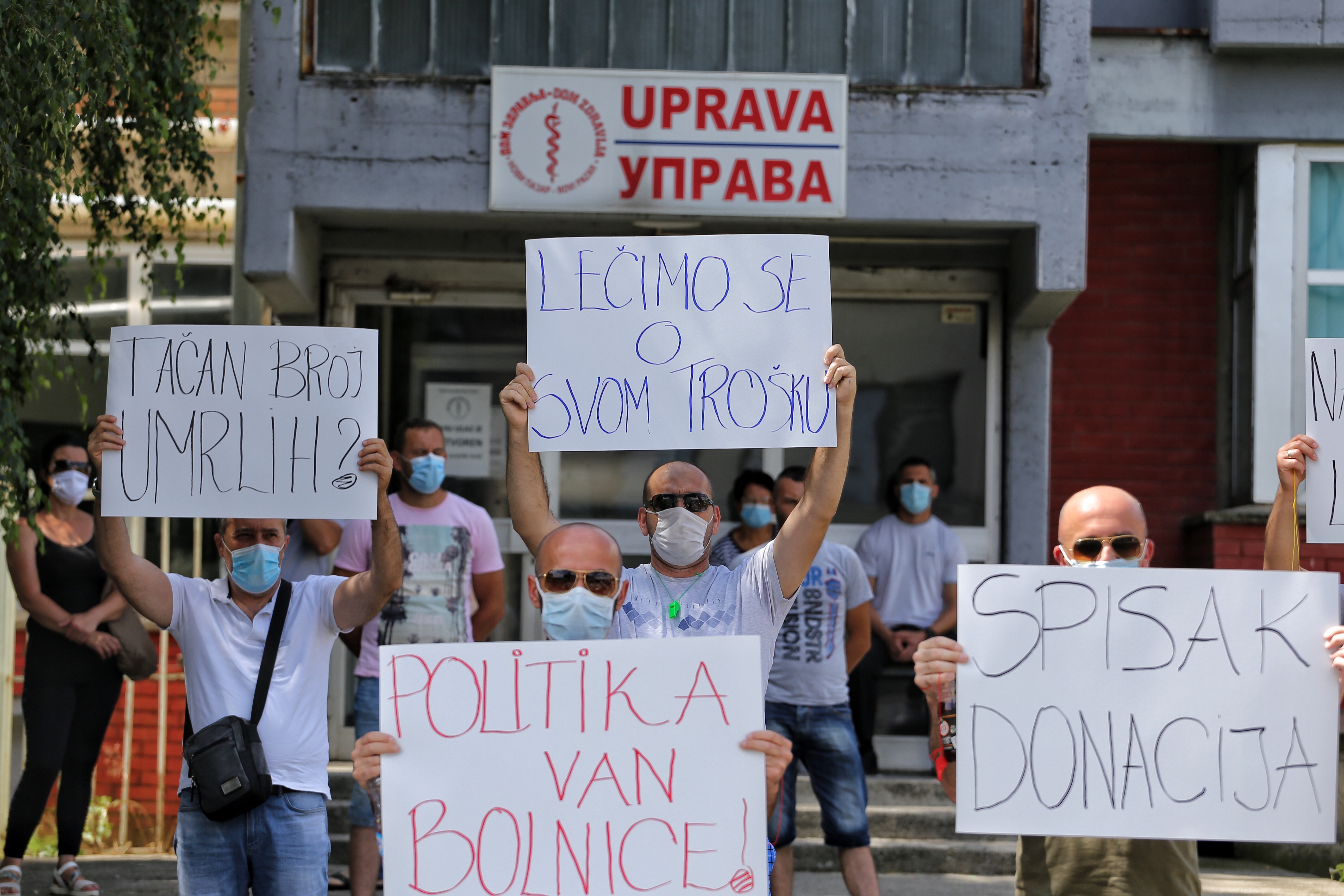 Protest Novi Pazar, kovid, covid, coronavirus, corona ,virus