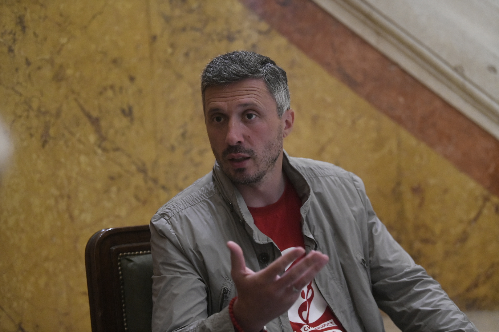 Beograd 20.05.2020. Bosko Obradovic intervju nakon sto je danas prekinuo strajk gladju Foto:Nemanja Jovanović/Nova.rs