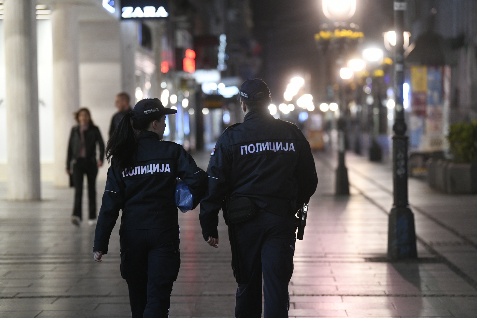 Beograd 18.03.2020. Policija. Veče pre početka policijskog časa, policijski čas, vanredno stanje, grad, veče, noć, koronavirus Foto: Nemanja Jovanović/Nova.rs