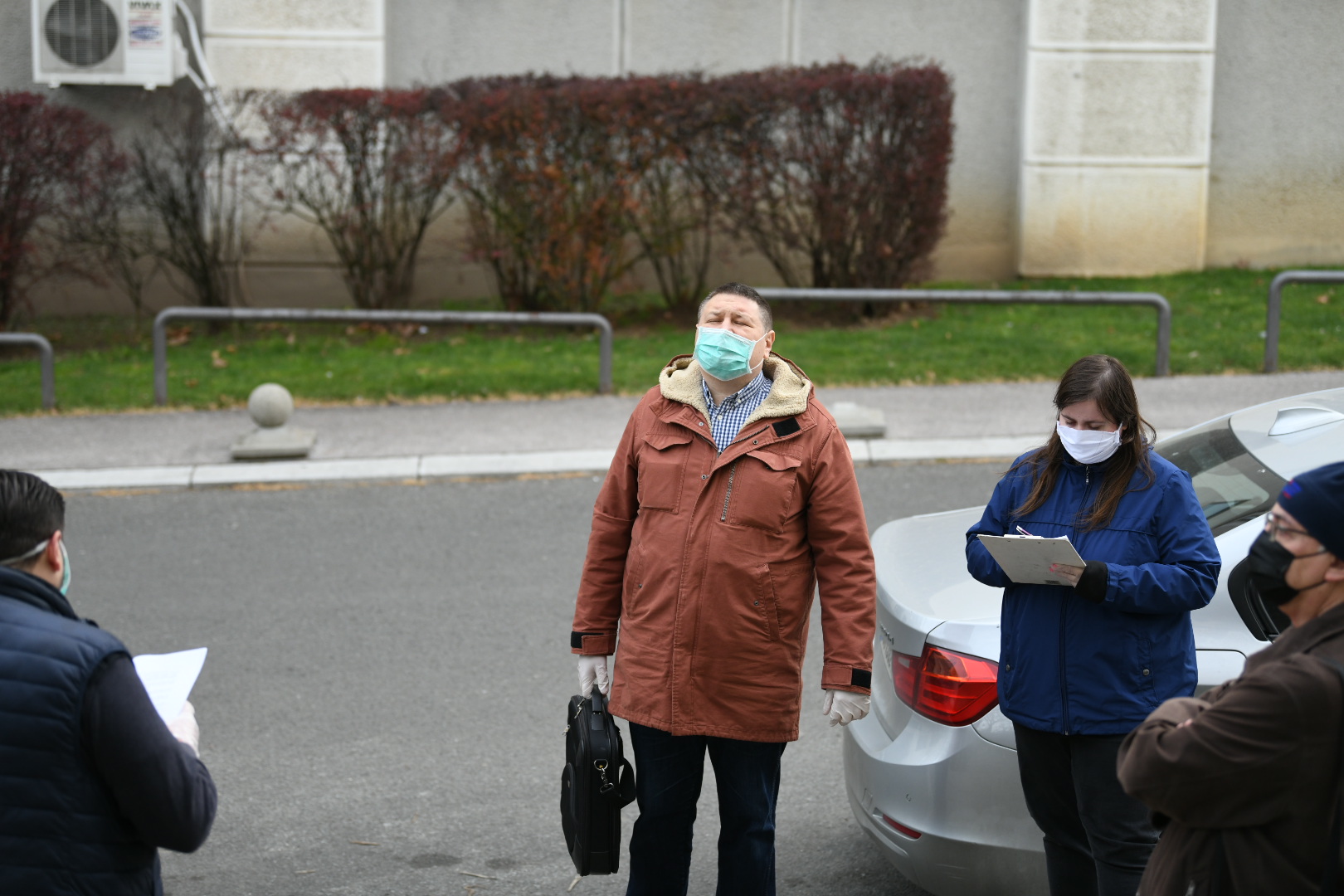 Beograd 27.03.2020. Goran Veselinovic, javni izvrsitelj Izvrsitelj u doba korone, korona, koronavirus, izvrsenje, iseljenje firma Cube Real Estate, Mihaila Pupina 160b, Foto: Vesna Lalić/Nova.rs