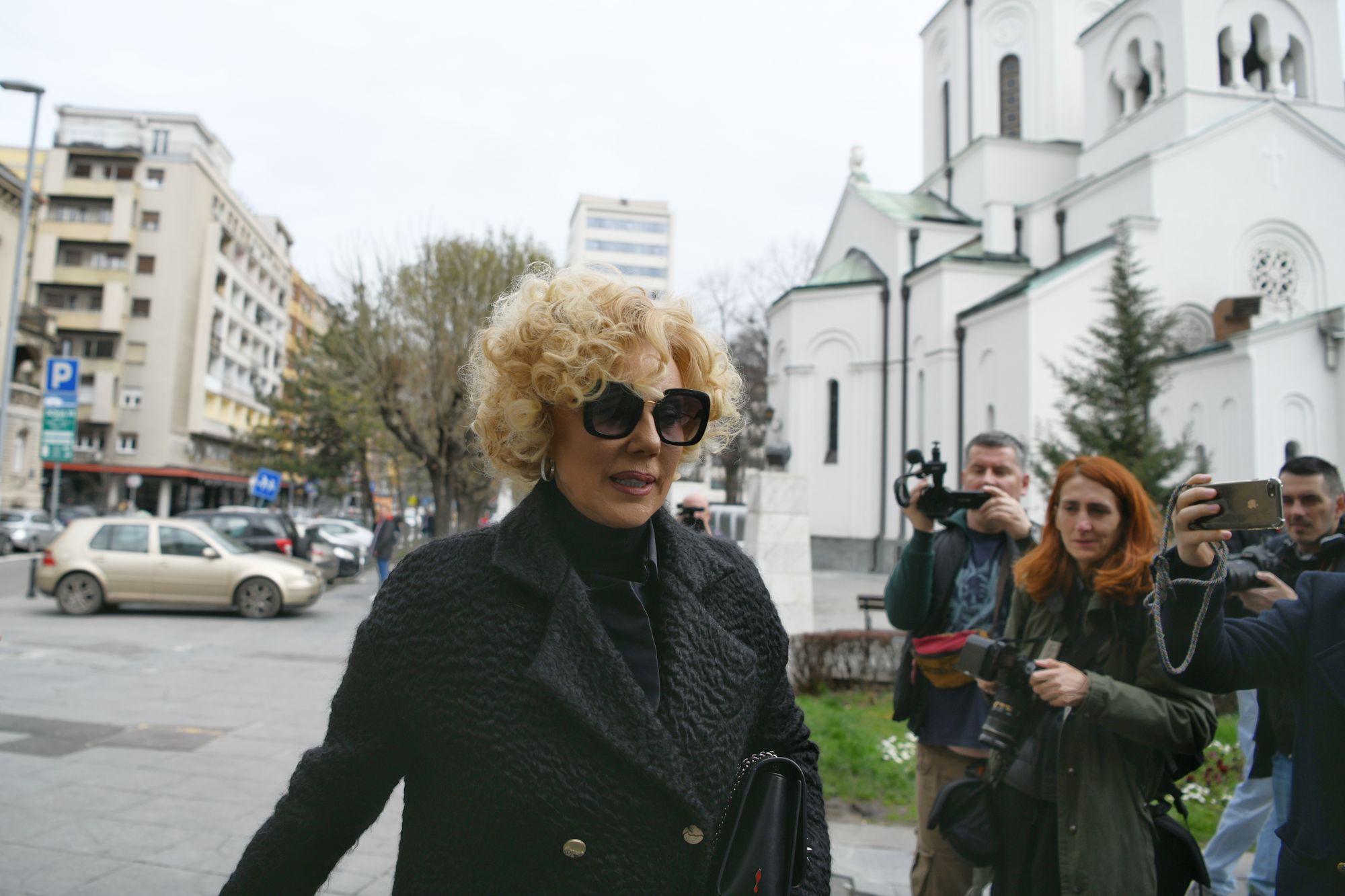 Beograd 11.03.2020. Aleksandra Prijović Filip Živojinović krštenje sina, Lepa Brena Foto: Filip Krainčanić/Nova.rs