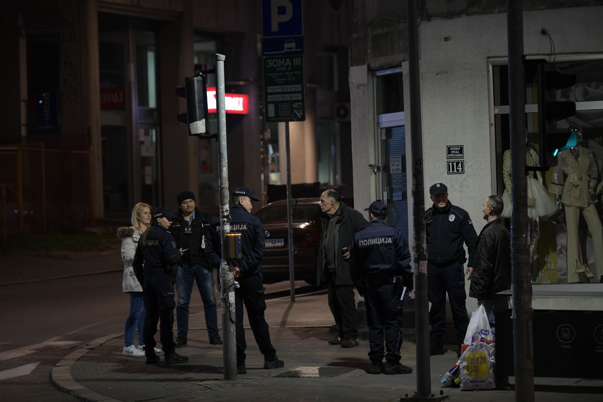 Beograd 20.03.2020. Bulevar kralja Aleksandra Policijski čas, treći dan, dan tri, dan 3, vanredno stanje, koronavirus, prazan grad, prazne ulice, policija, legitimisanje, kontrola Foto: Goran Srdanov/Nova.rs
