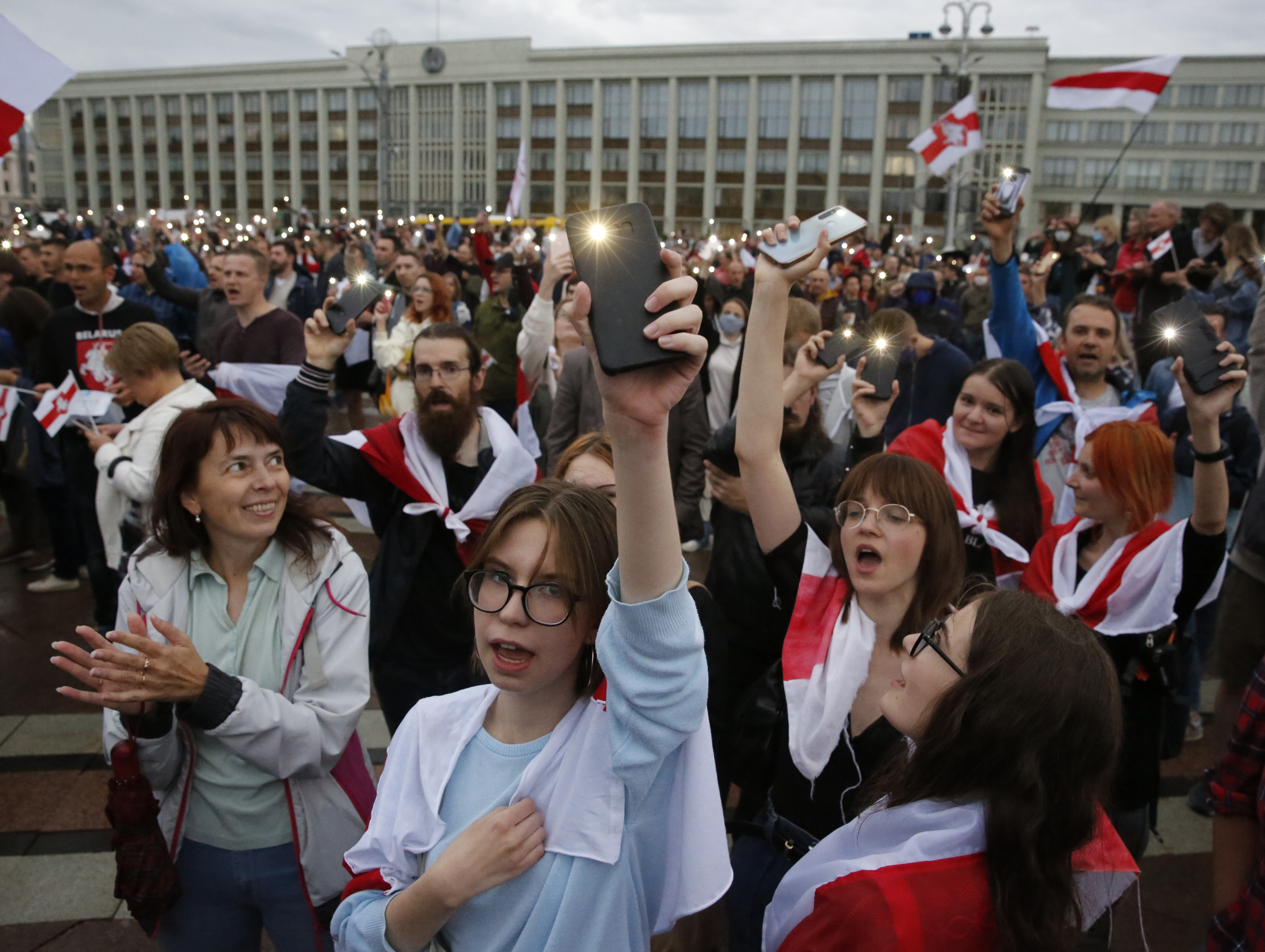Belarus opposition rally against results of presidential elections