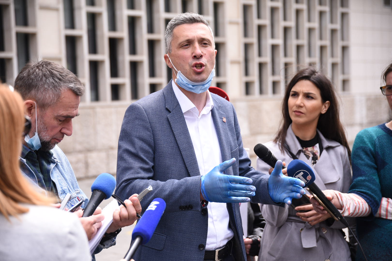 Beograd 28.05.2020. Bosko Obradovic, sudjenje povodom cepanja sakoa Marjanu Risticevicu, Marjan Risticevic, Foto: Dragan Mujan/Nova.rs
