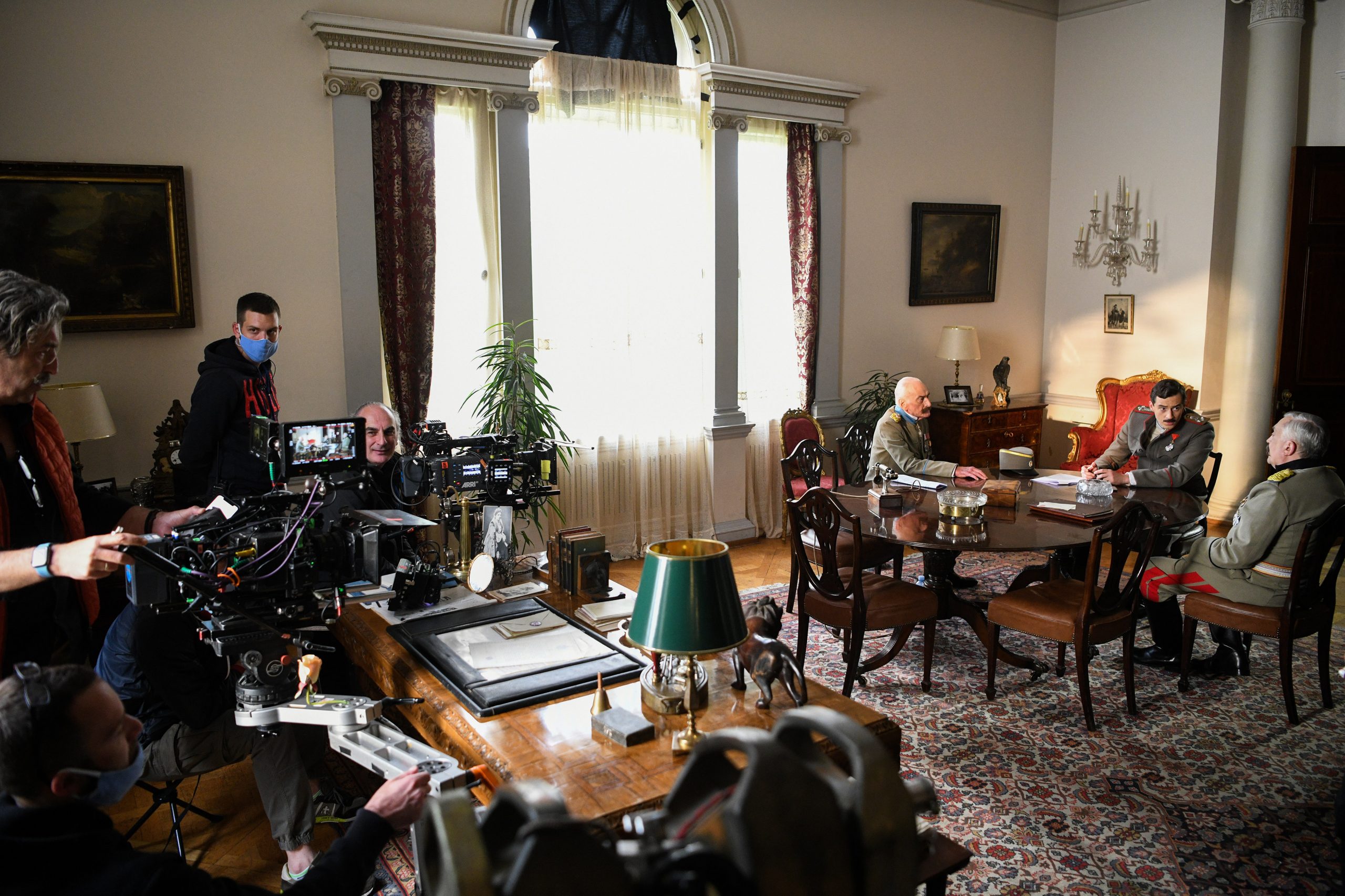 Beograd 01.06.2020. Tanasije Uzunovic, Ljubomir Bulajic, Snimanje serije Kralj u reziji Zdravka Sotre Foto:Filip Krainčanić/Nova.rs