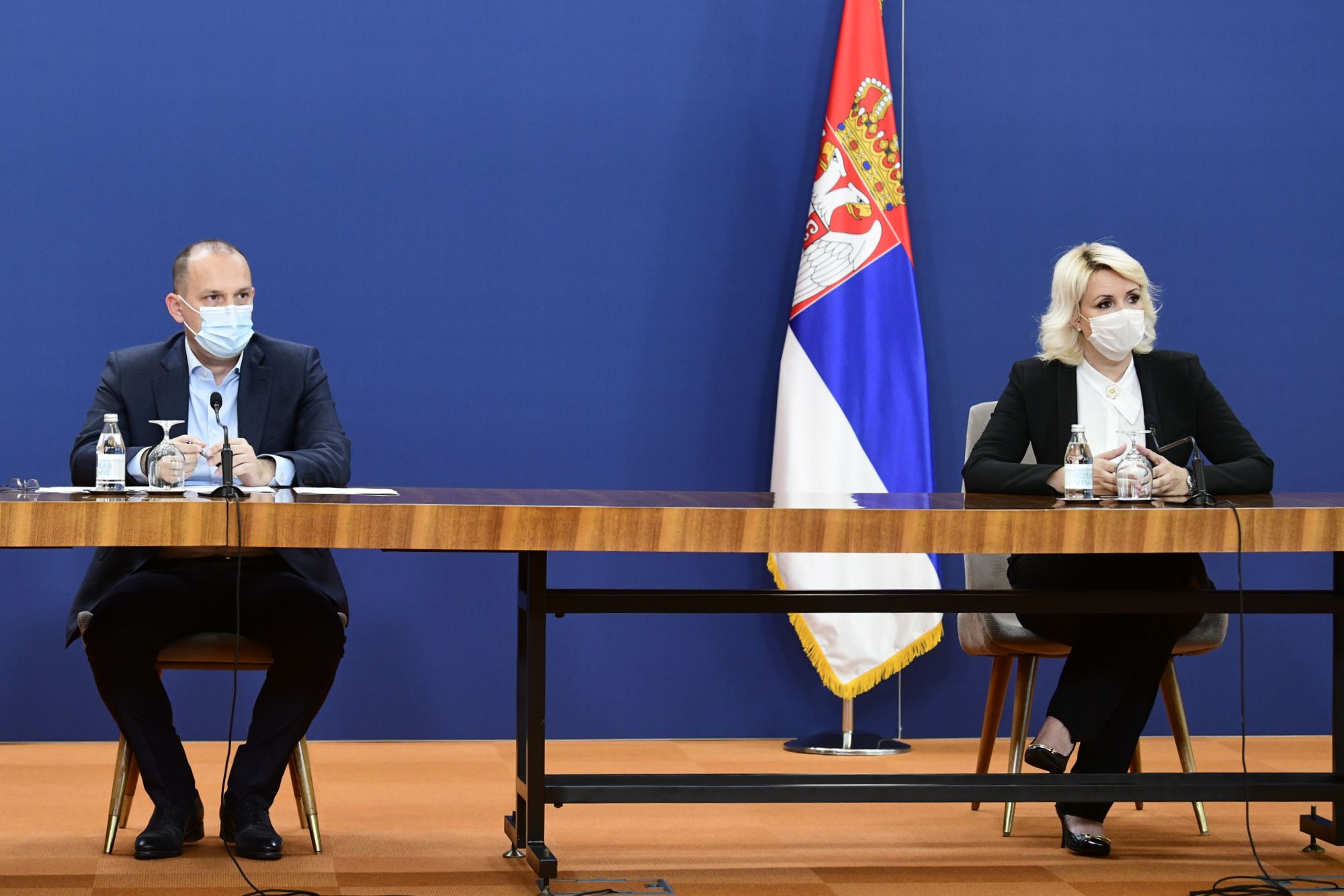 Beograd 17.07.2020. Zlatibor Lončar, Darija Kisić Tepavčević. Zasedanje Kriznog štaba, koronavirus Foto: Goran Srdanov/Nova.rs