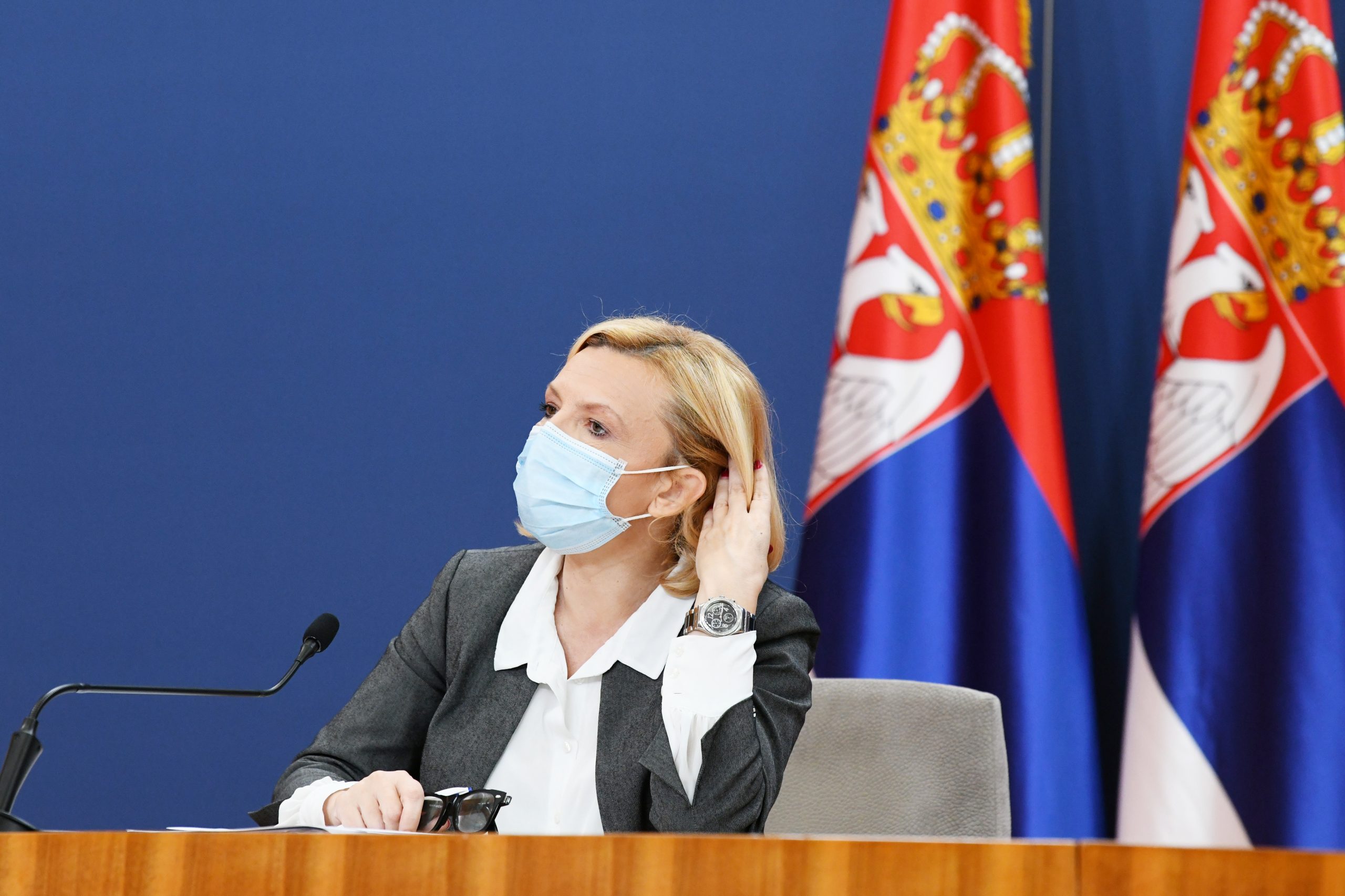 Beograd 29.07.2020. dr Verica Jovanović, direktorka Instituta Batut. Konferencija za novinare, KZN, KZŠ, Krizni štab, koronavirus Foto: Dragan Mujan/Nova.rs