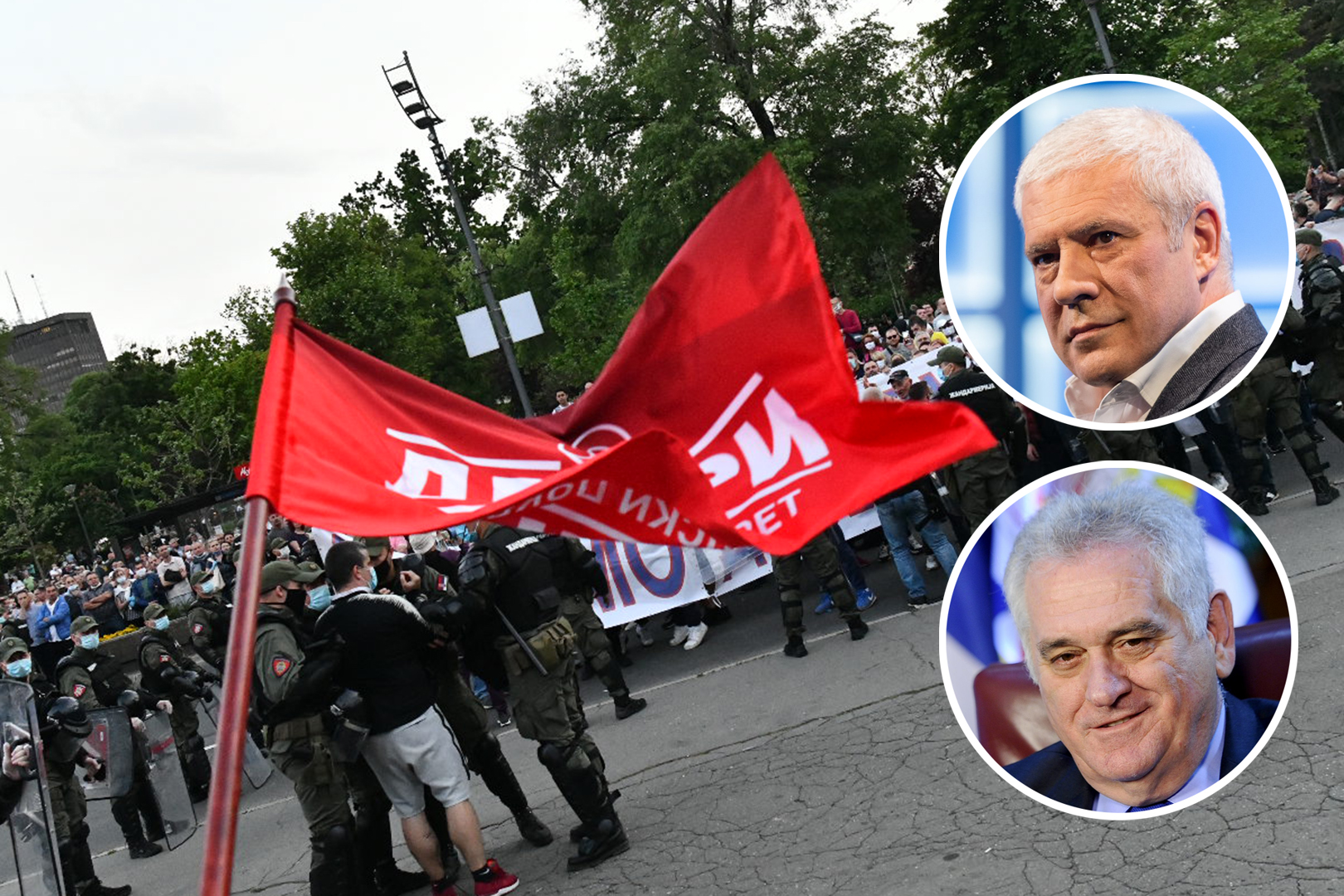 Zastava Dveri, Boris Tadic, Tomislav Nikolic
