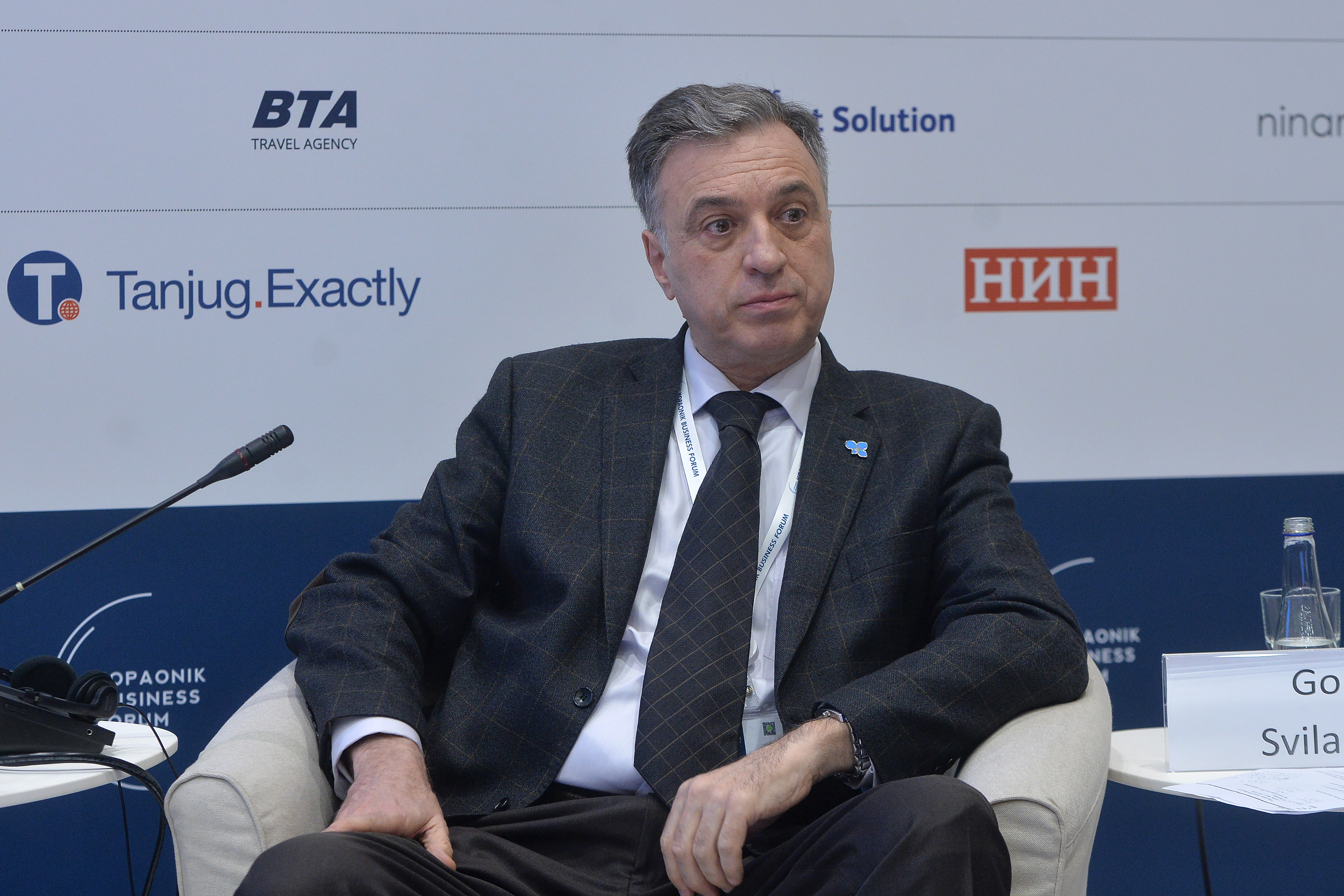 Kopaonik, 1. marta 2020 - Predsednik Crne Gore Filip Vujanovic na panelu Podgorica klub - Vizija zapadnog Balkana na Kopaonik biznis forumu. FOTO TANJUG/ ZORAN ZESTIC/ bs