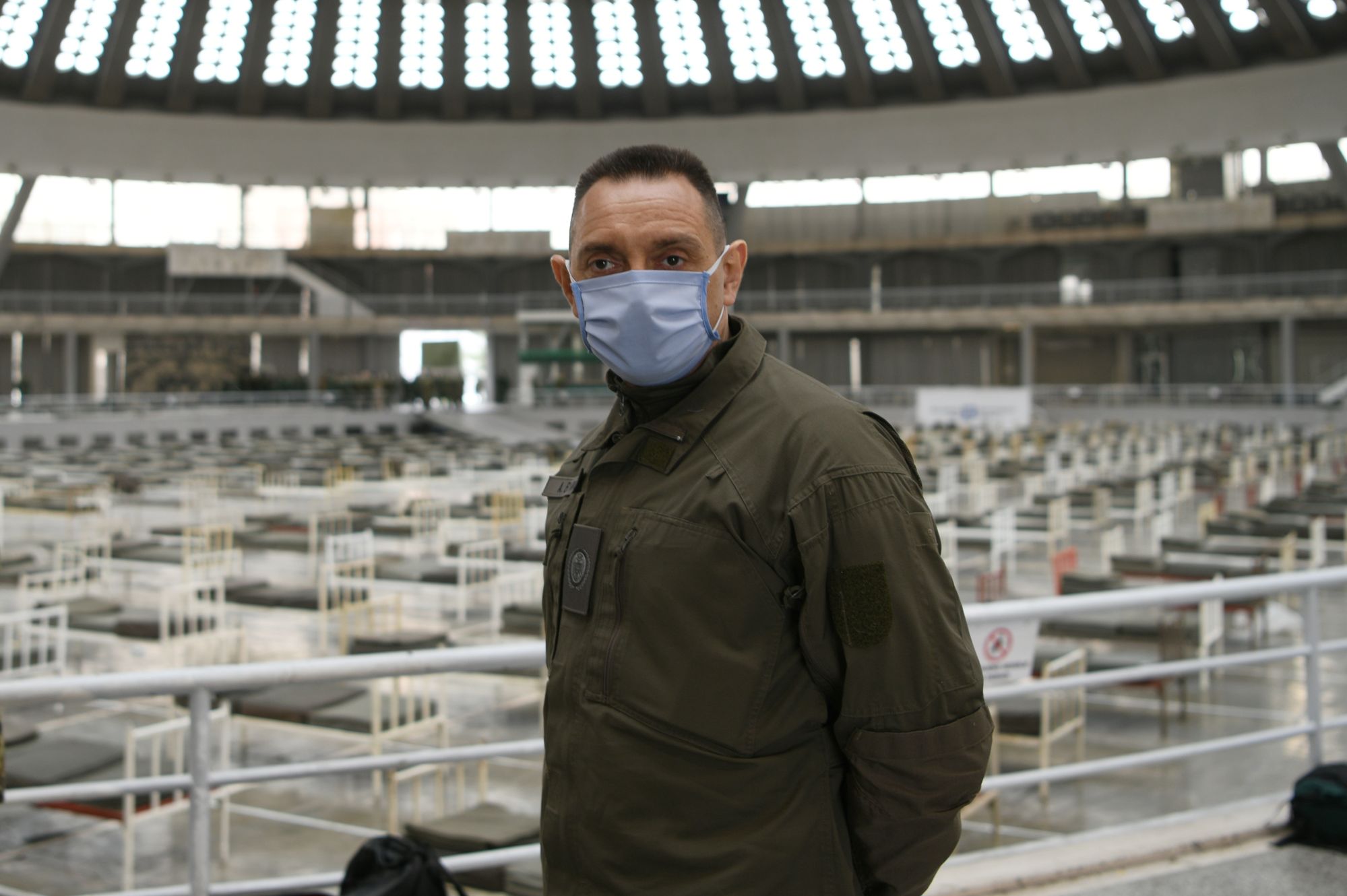 Beograd 24.03.2020. Aleksandar Vulin. Beogradski sajam, privremena bolnica, koronavirus, vanredno stanje Foto: Filip Krainčanić/Nova.rs