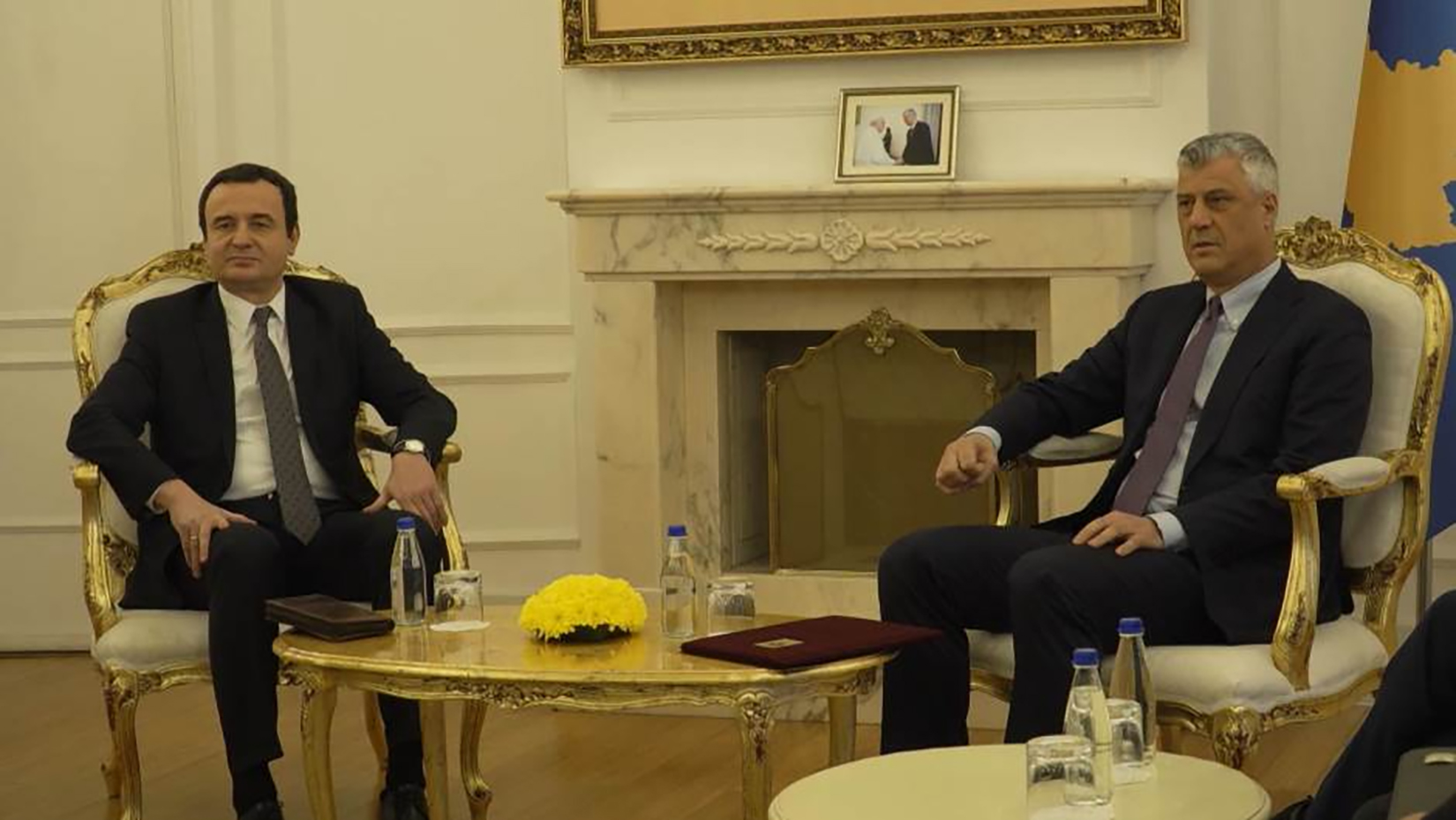 Aljbin Kurti, Hašim Tači Foto: Printscreen N1