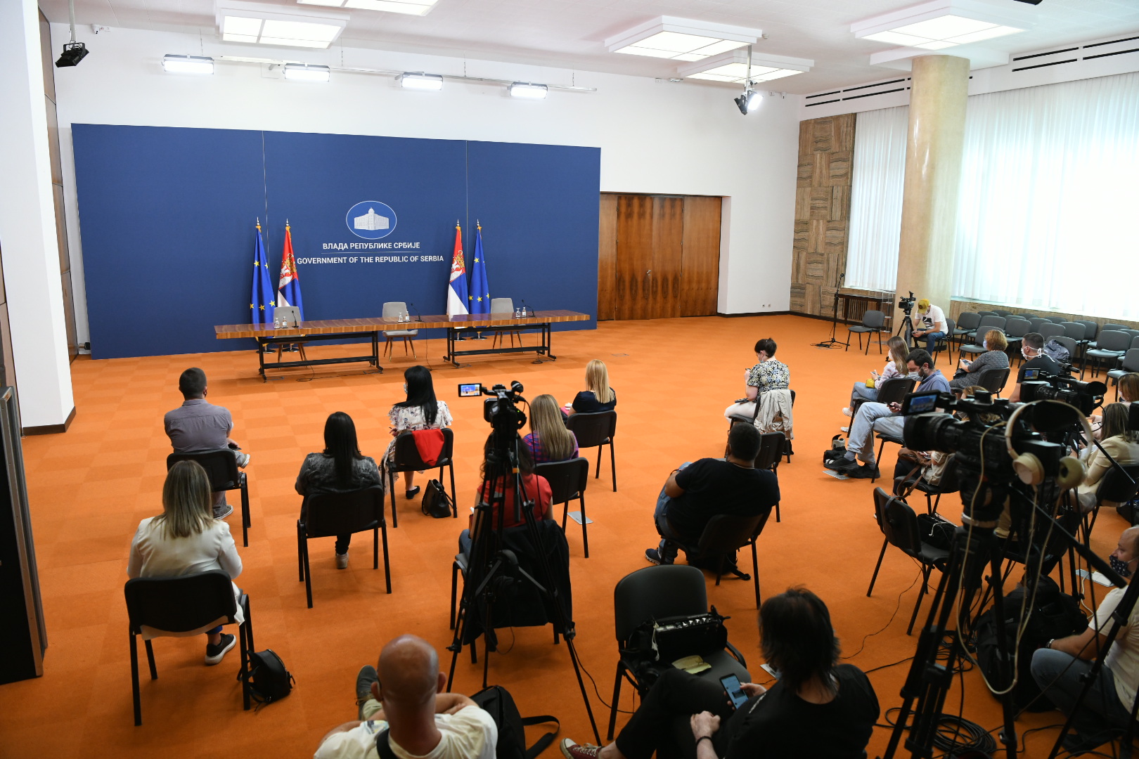 Beograd, 13.07.2020. Vlada Srbije, konferencija za štampu, koronavirus, krizni štab, Ana Brnabić Foto: Vesna Lalić/Nova.rs